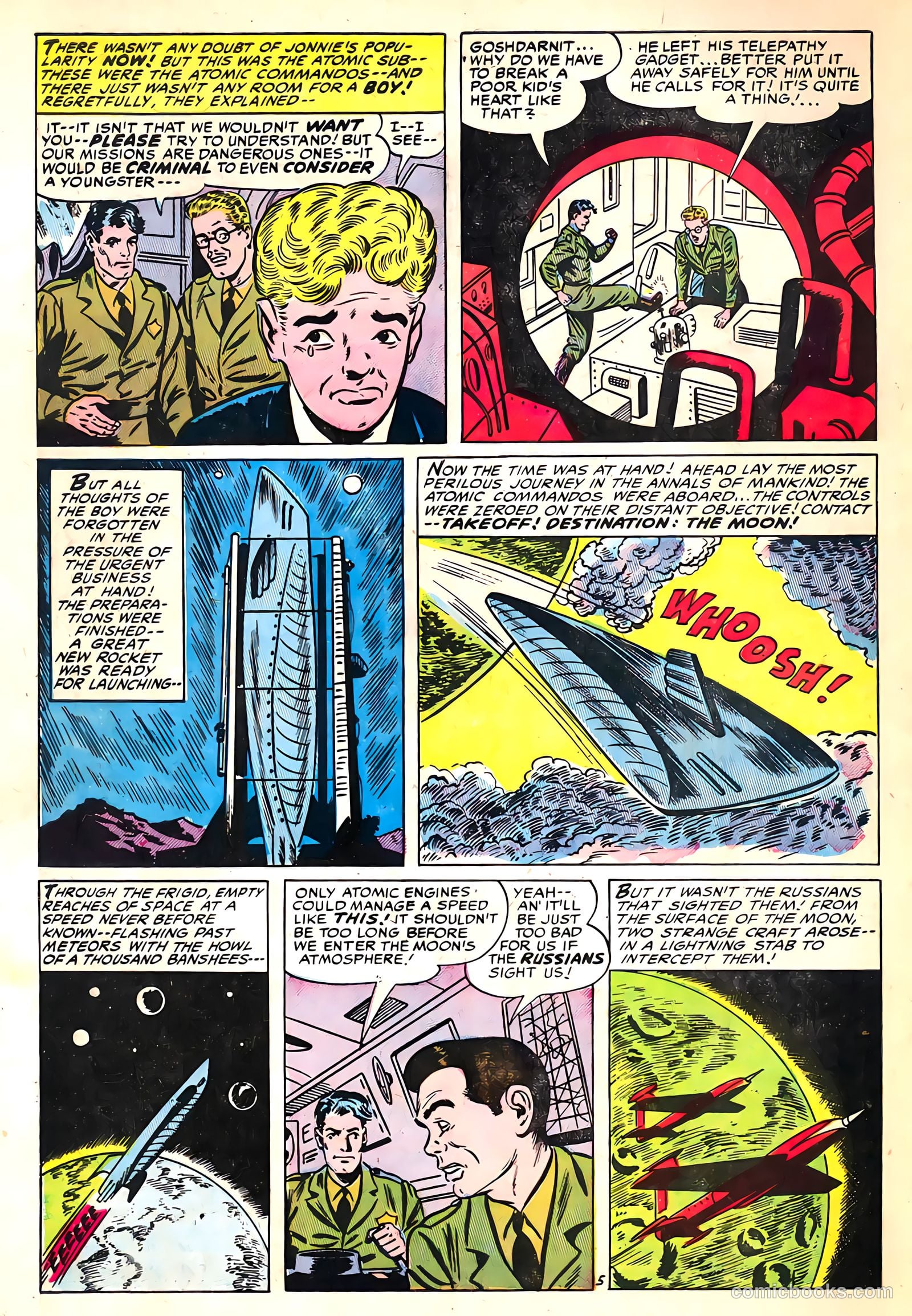 Commander Battle and the Atomic Sub #3 (1954) — page 8 of 36