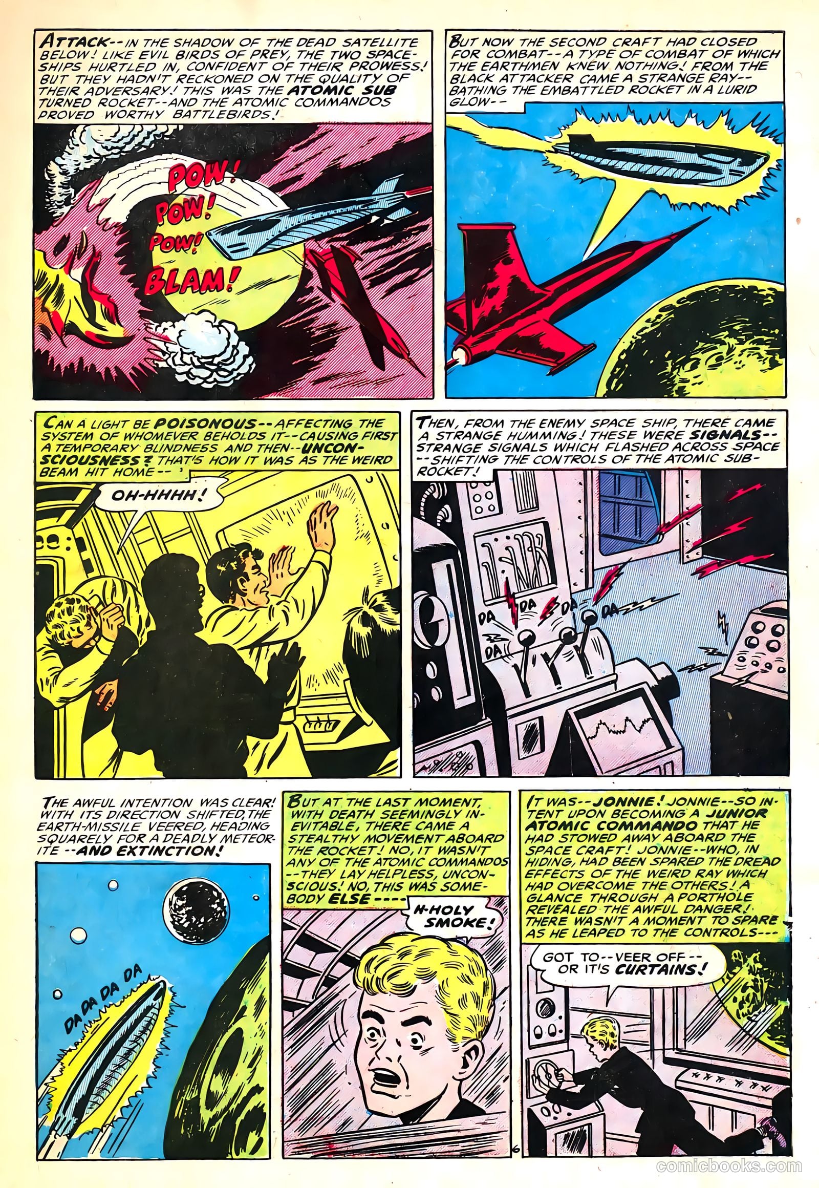 Commander Battle and the Atomic Sub #3 (1954) — page 9 of 36