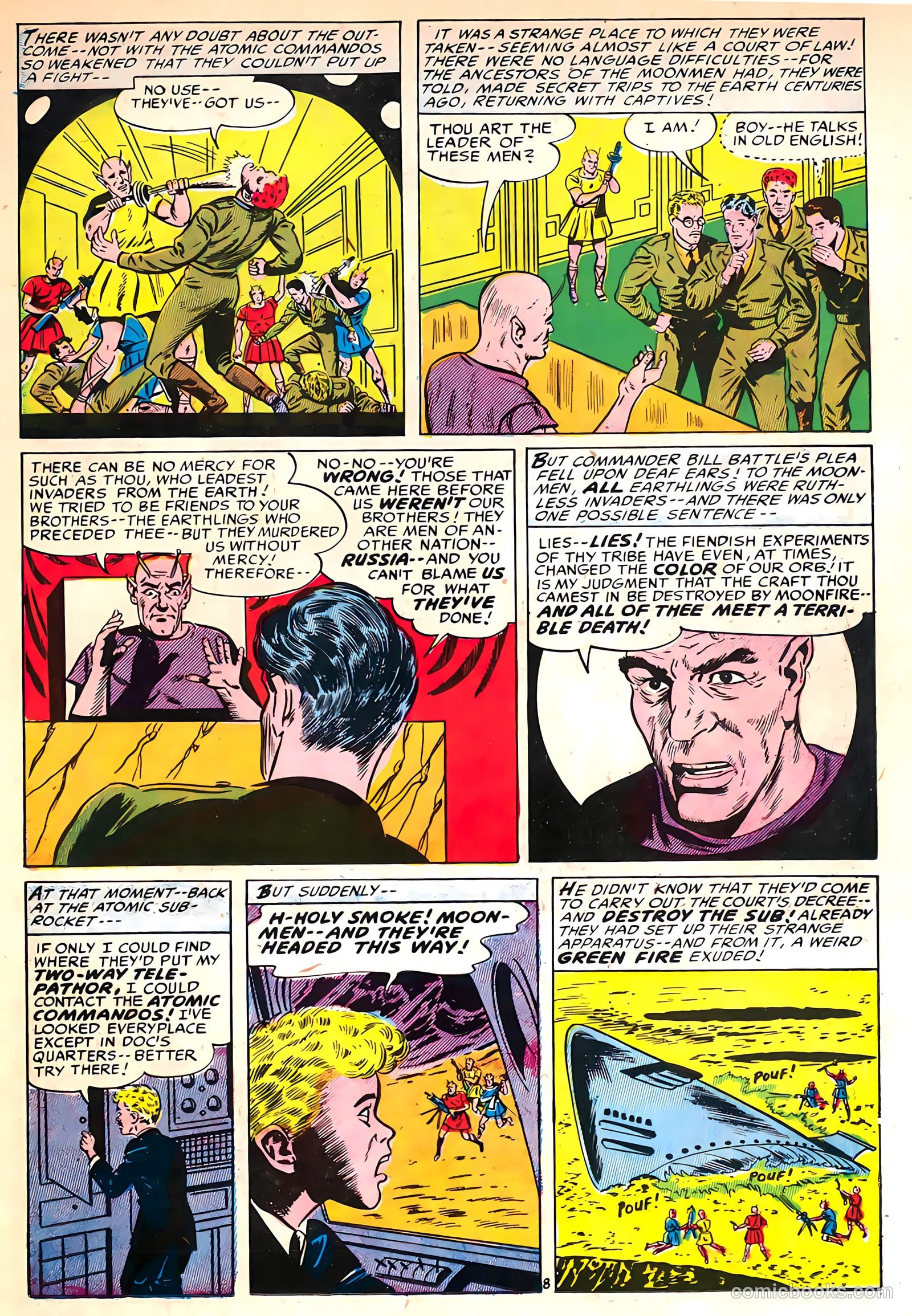 Commander Battle and the Atomic Sub #3 (1954) — page 11 of 36
