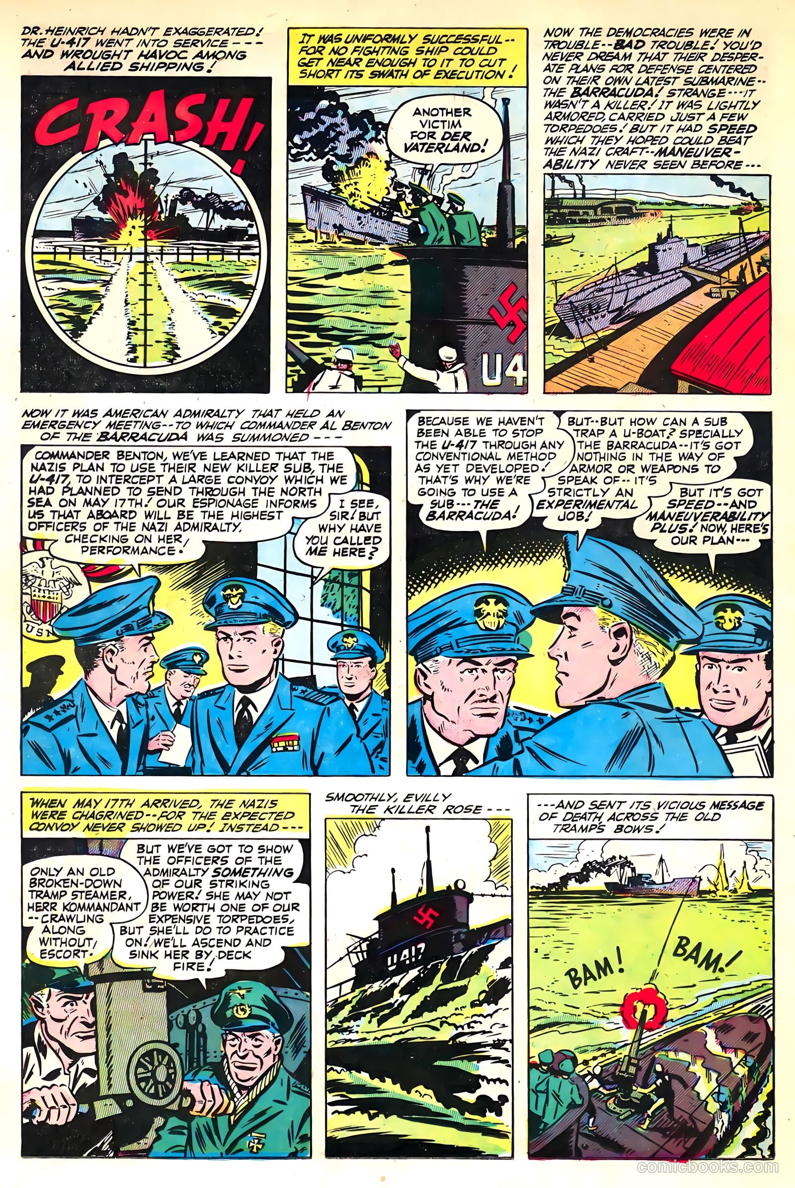Commander Battle and the Atomic Sub #3 (1954) — page 16 of 36