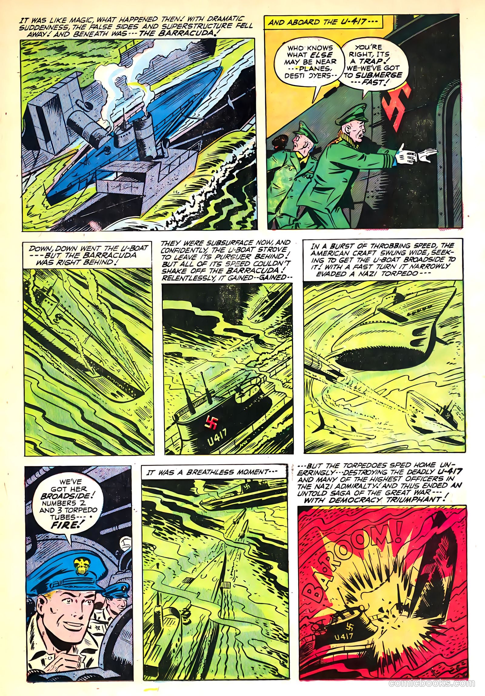 Commander Battle and the Atomic Sub #3 (1954) — page 17 of 36