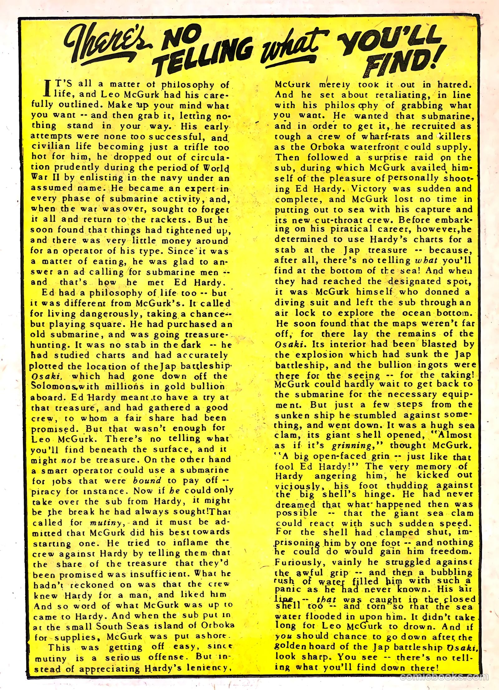 Commander Battle and the Atomic Sub #3 (1954) — page 18 of 36