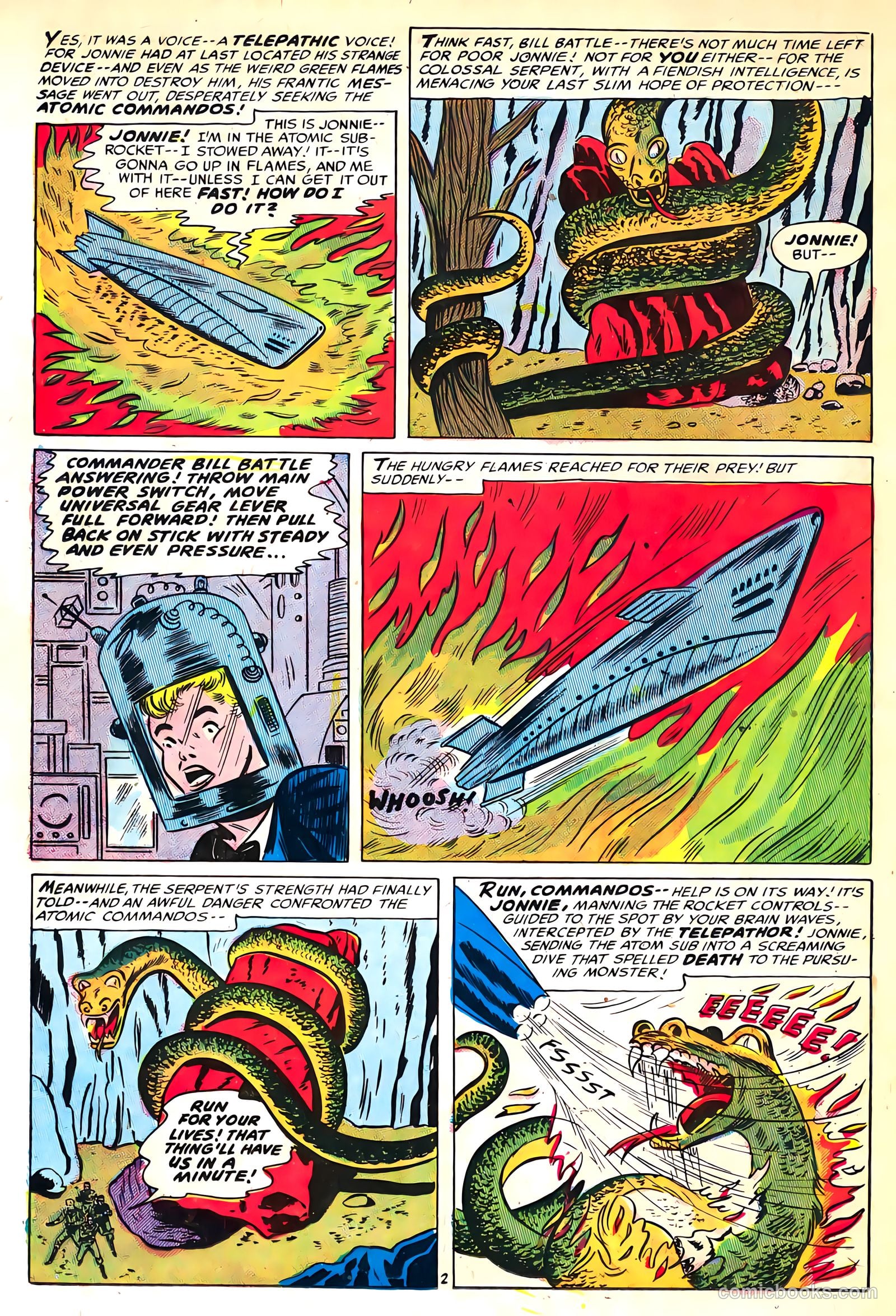 Commander Battle and the Atomic Sub #3 (1954) — page 20 of 36