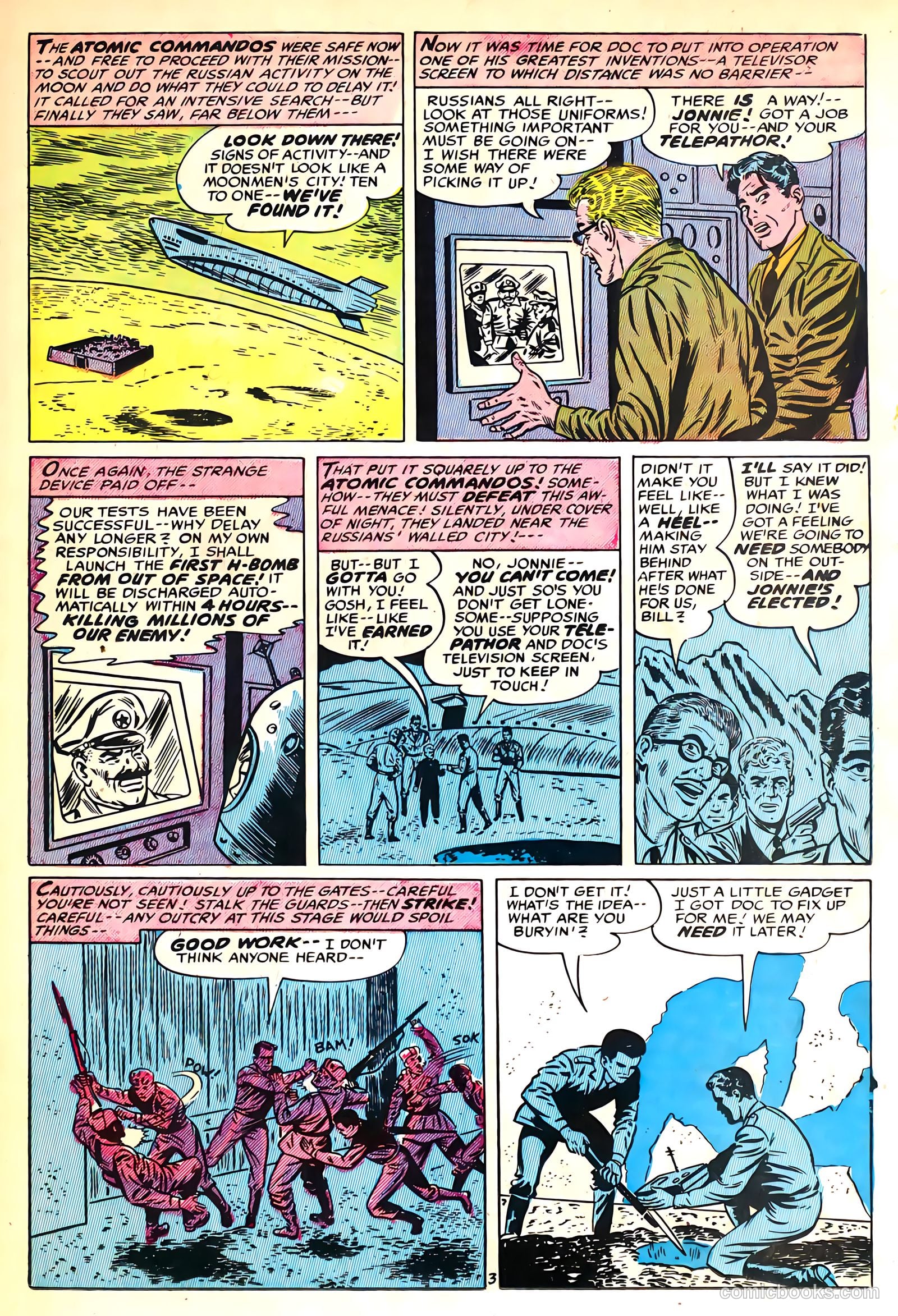 Commander Battle and the Atomic Sub #3 (1954) — page 21 of 36