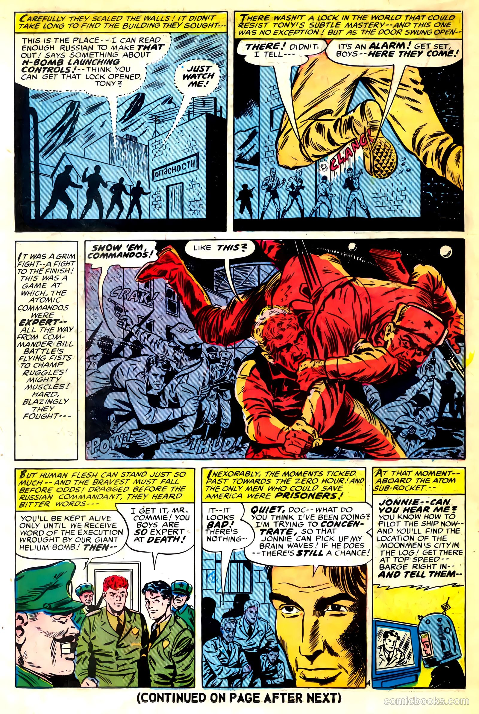 Commander Battle and the Atomic Sub #3 (1954) — page 22 of 36