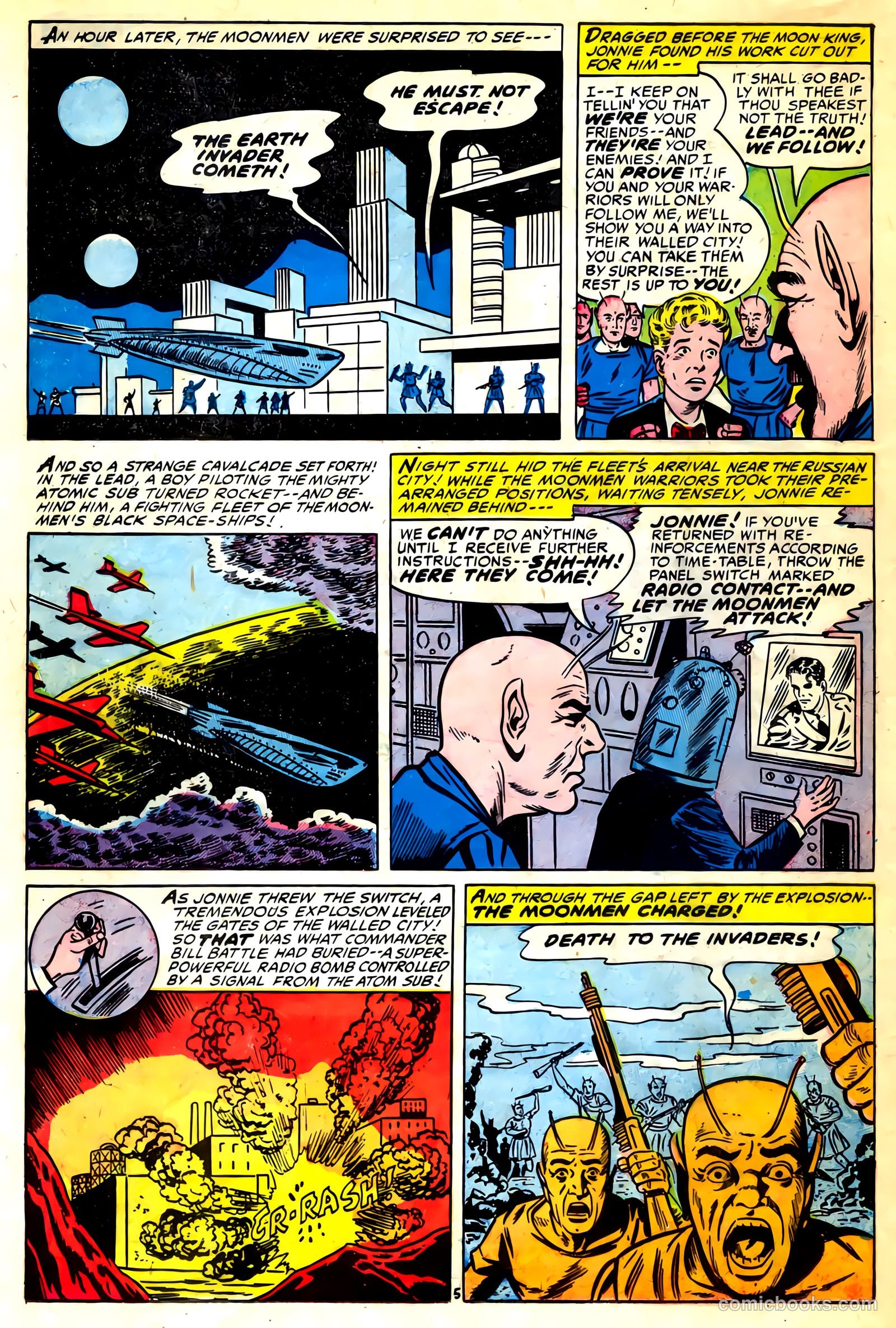 Commander Battle and the Atomic Sub #3 (1954) — page 24 of 36