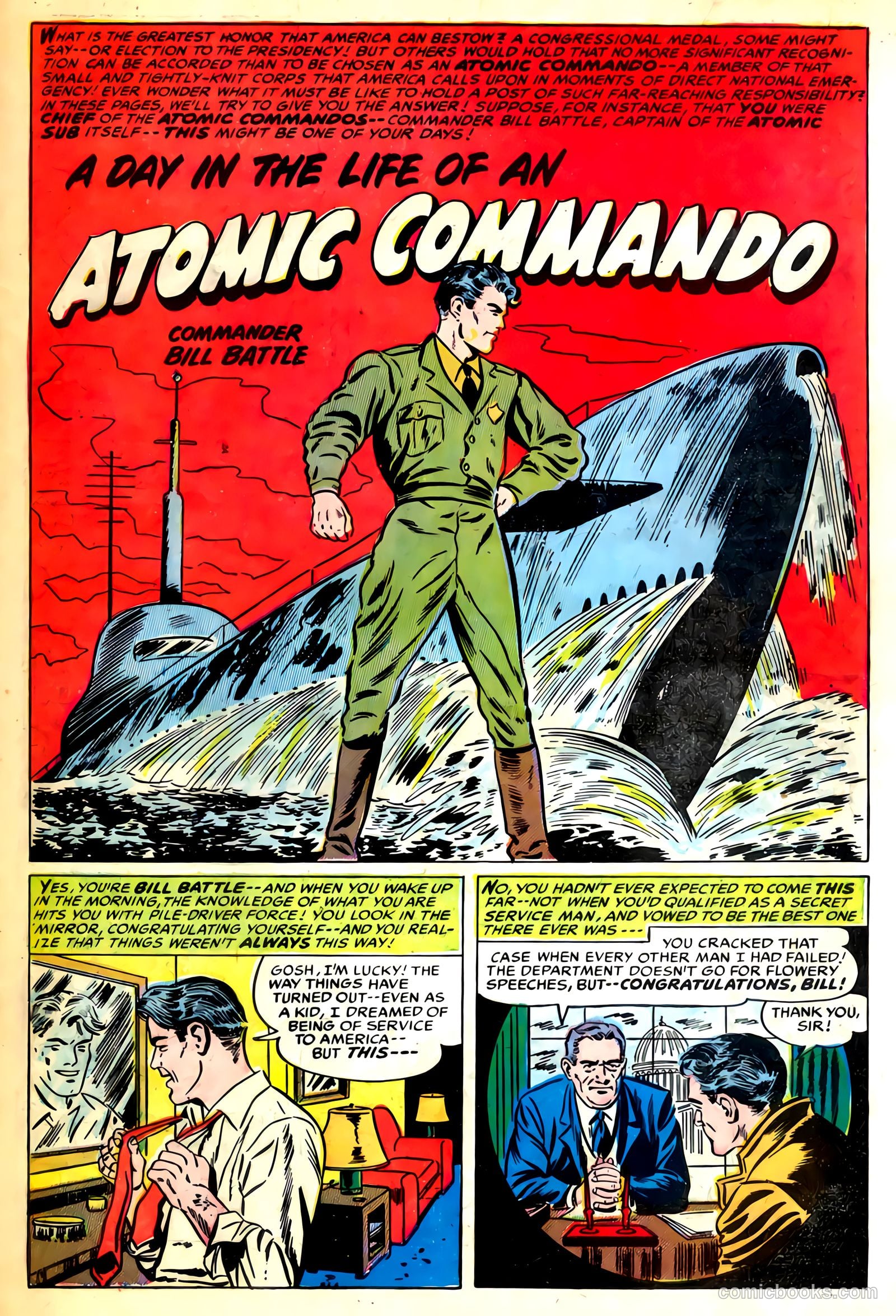 Commander Battle and the Atomic Sub #3 (1954) — page 27 of 36