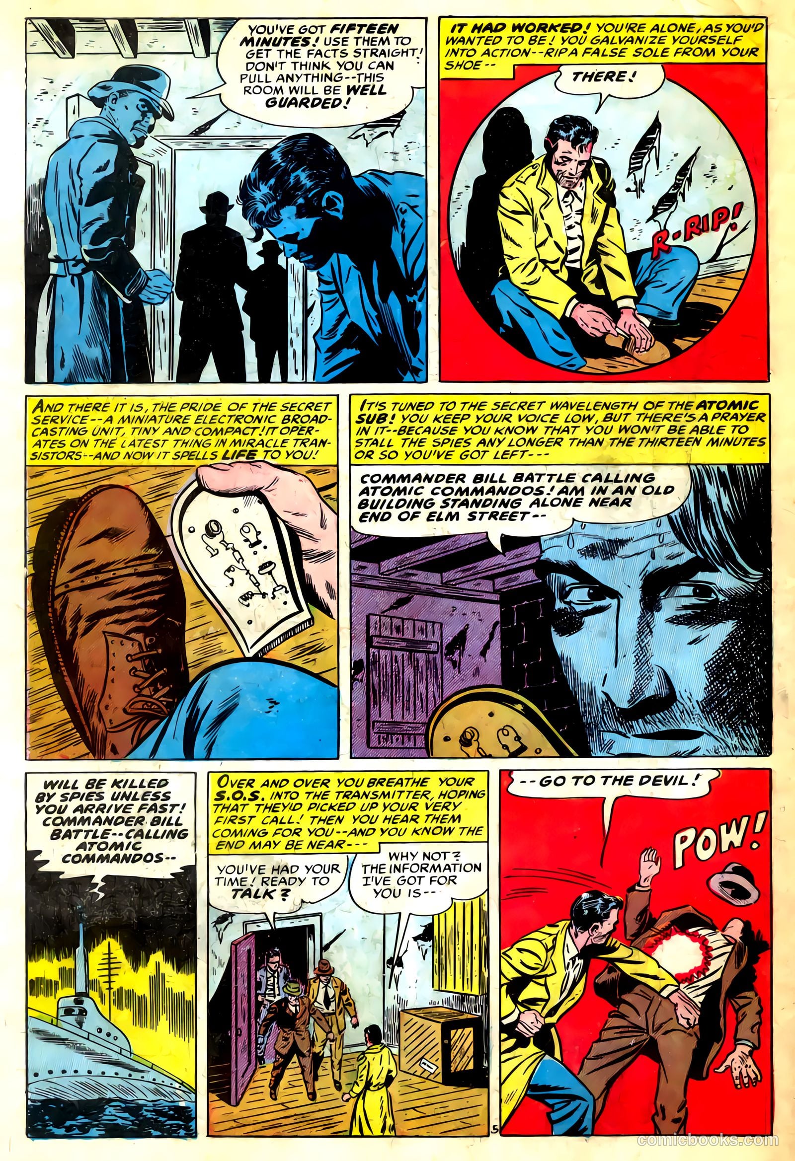 Commander Battle and the Atomic Sub #3 (1954) — page 32 of 36