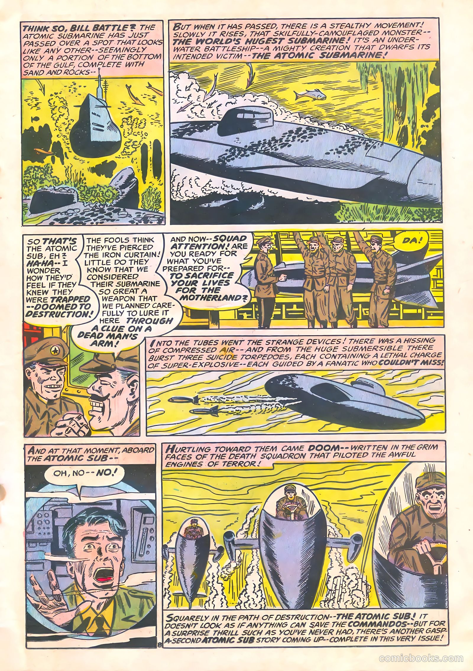 Commander Battle and the Atomic Sub #4 (1955) — page 11 of 36