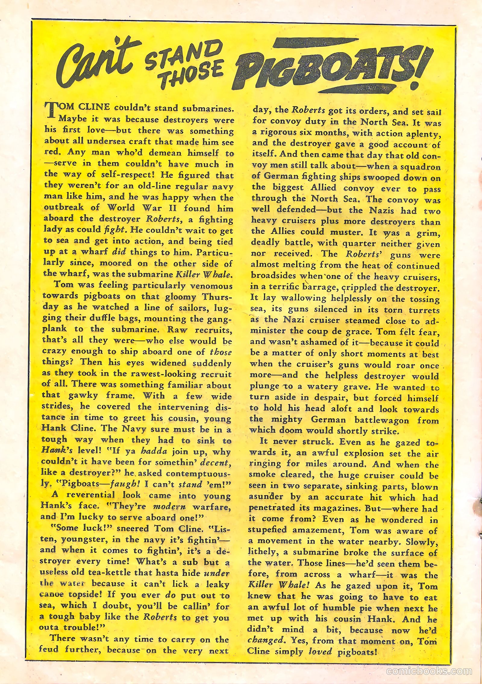 Commander Battle and the Atomic Sub #4 (1955) — page 12 of 36