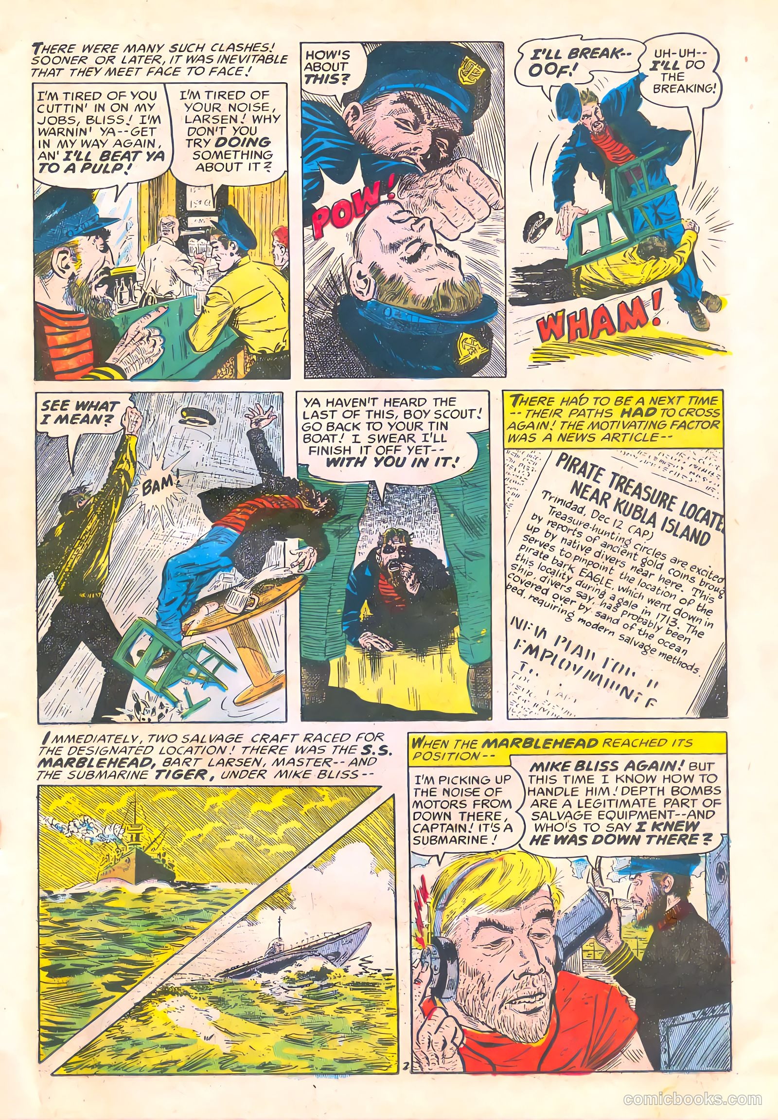 Commander Battle and the Atomic Sub #4 (1955) — page 15 of 36
