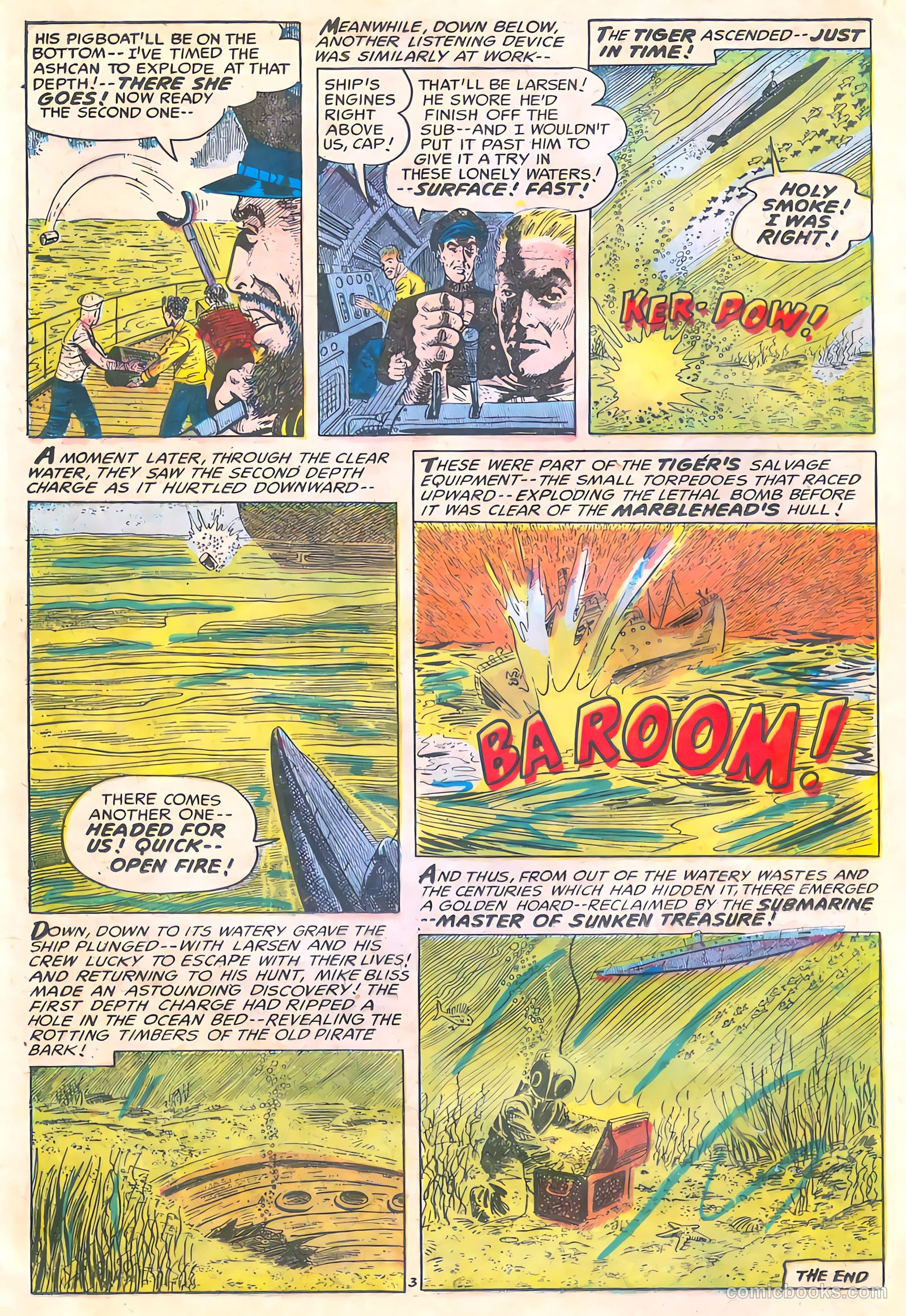 Commander Battle and the Atomic Sub #4 (1955) — page 16 of 36