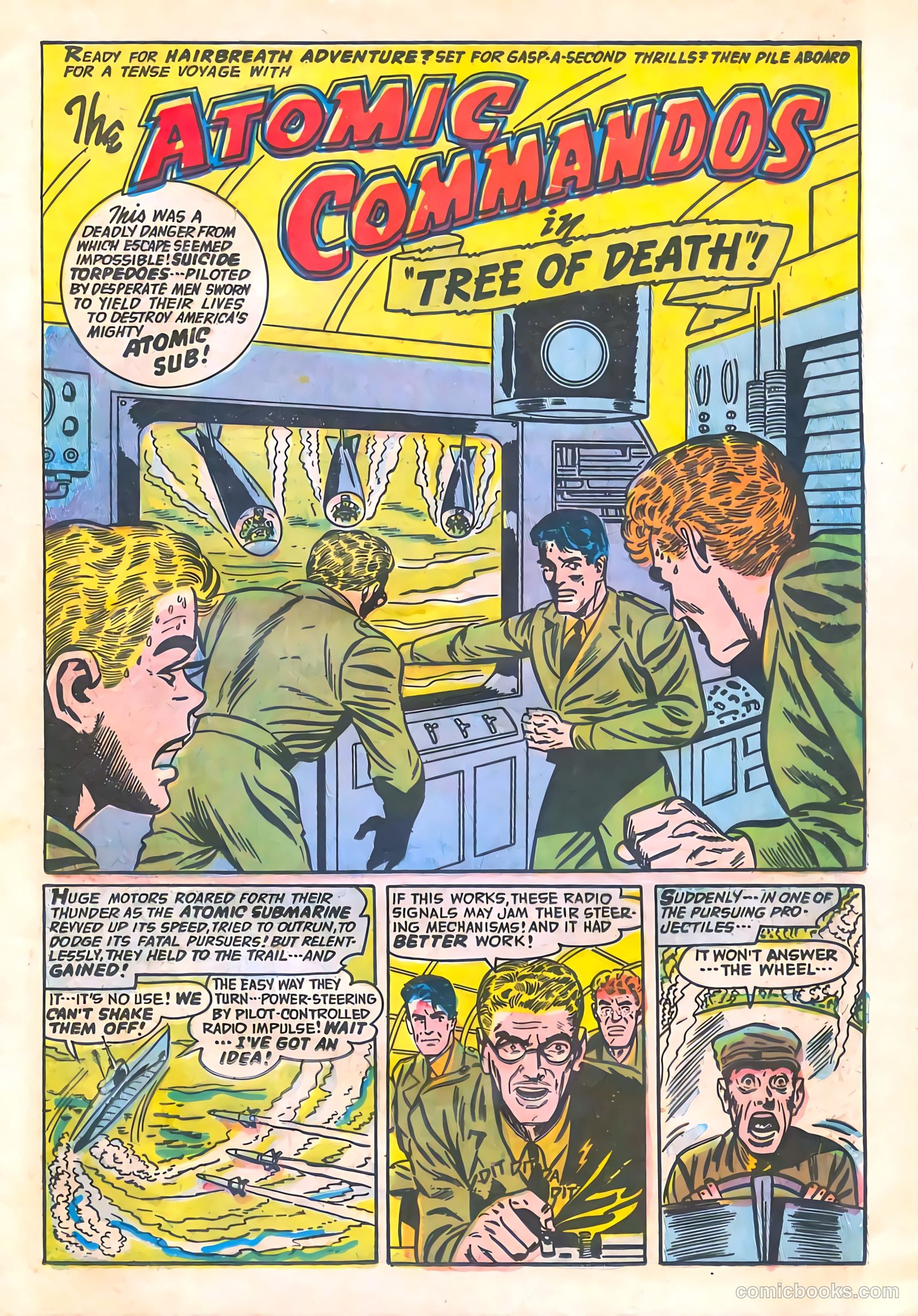 Commander Battle and the Atomic Sub #4 (1955) — page 17 of 36