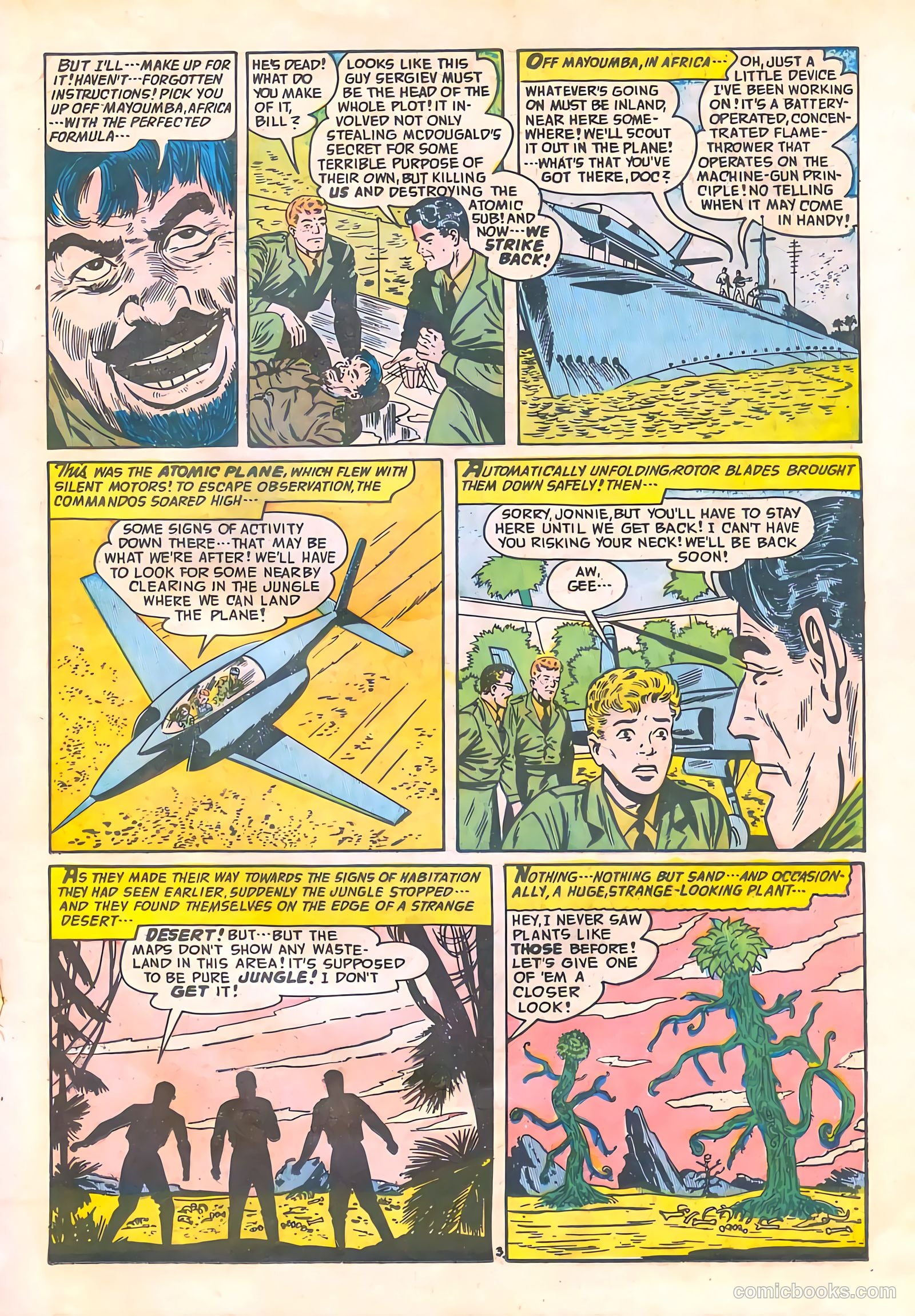 Commander Battle and the Atomic Sub #4 (1955) — page 19 of 36