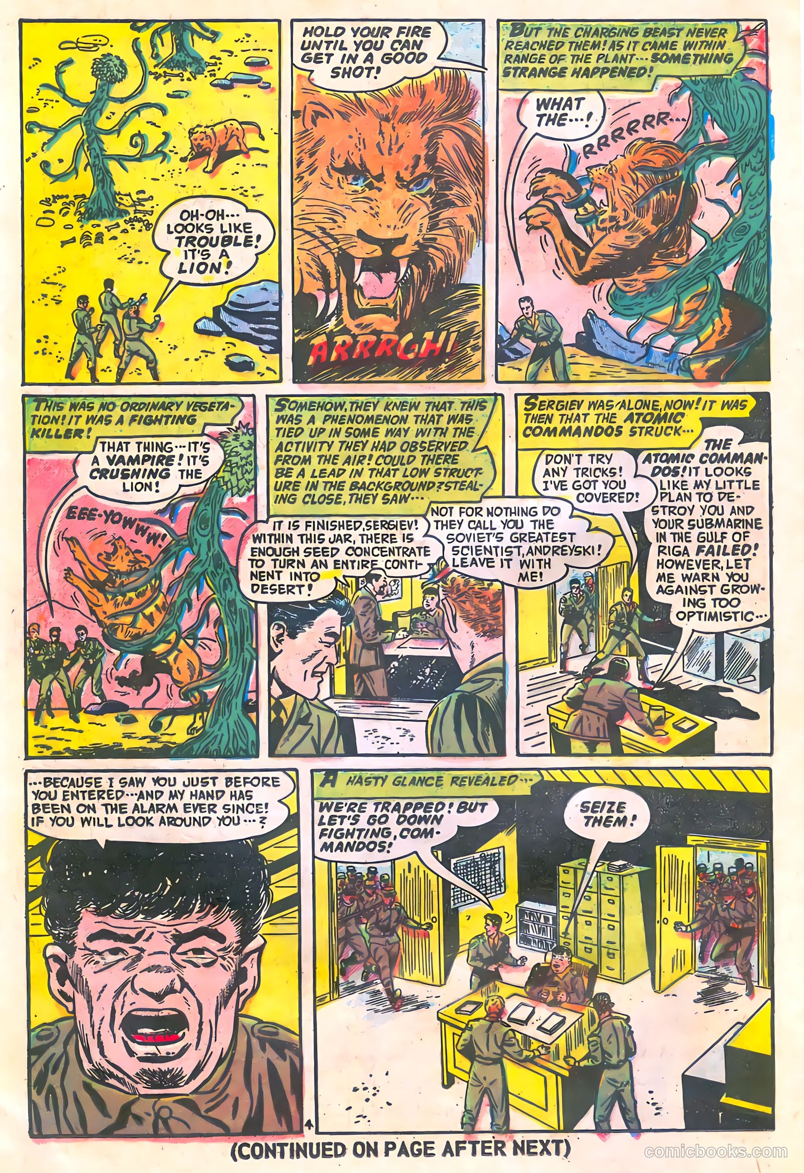 Commander Battle and the Atomic Sub #4 (1955) — page 20 of 36
