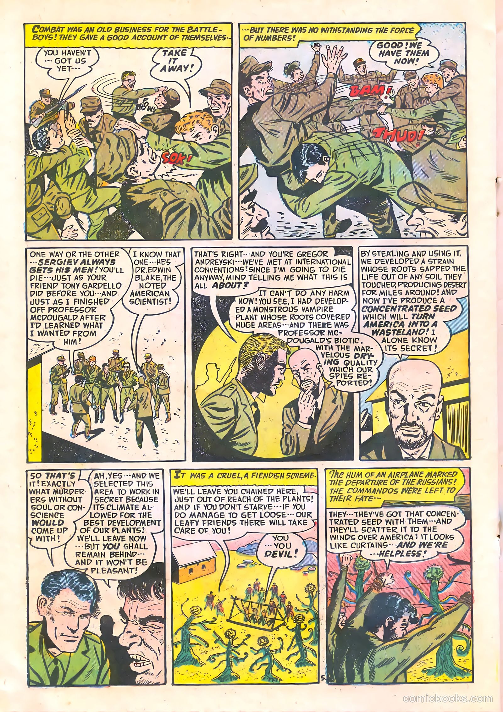 Commander Battle and the Atomic Sub #4 (1955) — page 22 of 36