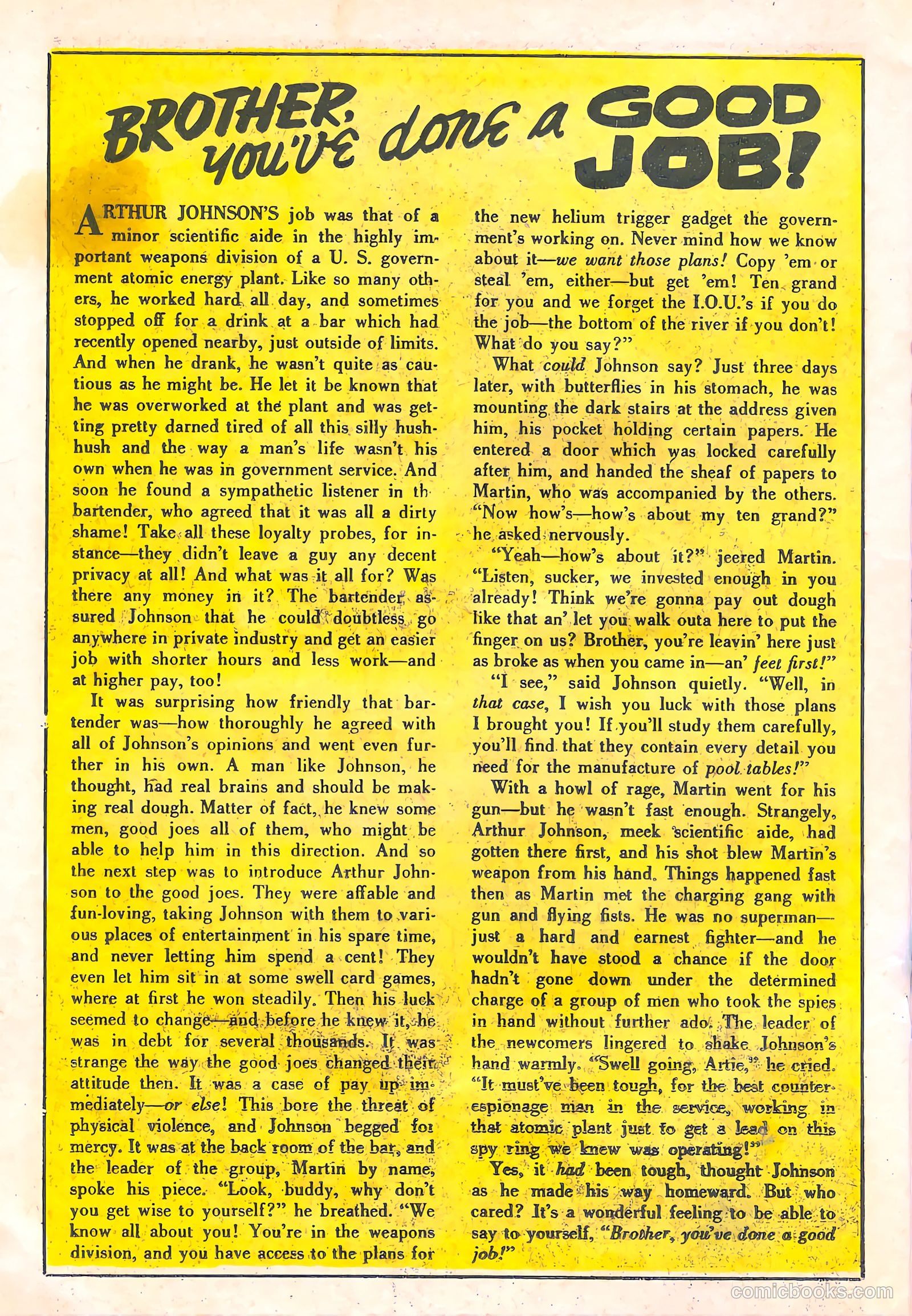 Commander Battle and the Atomic Sub #4 (1955) — page 26 of 36
