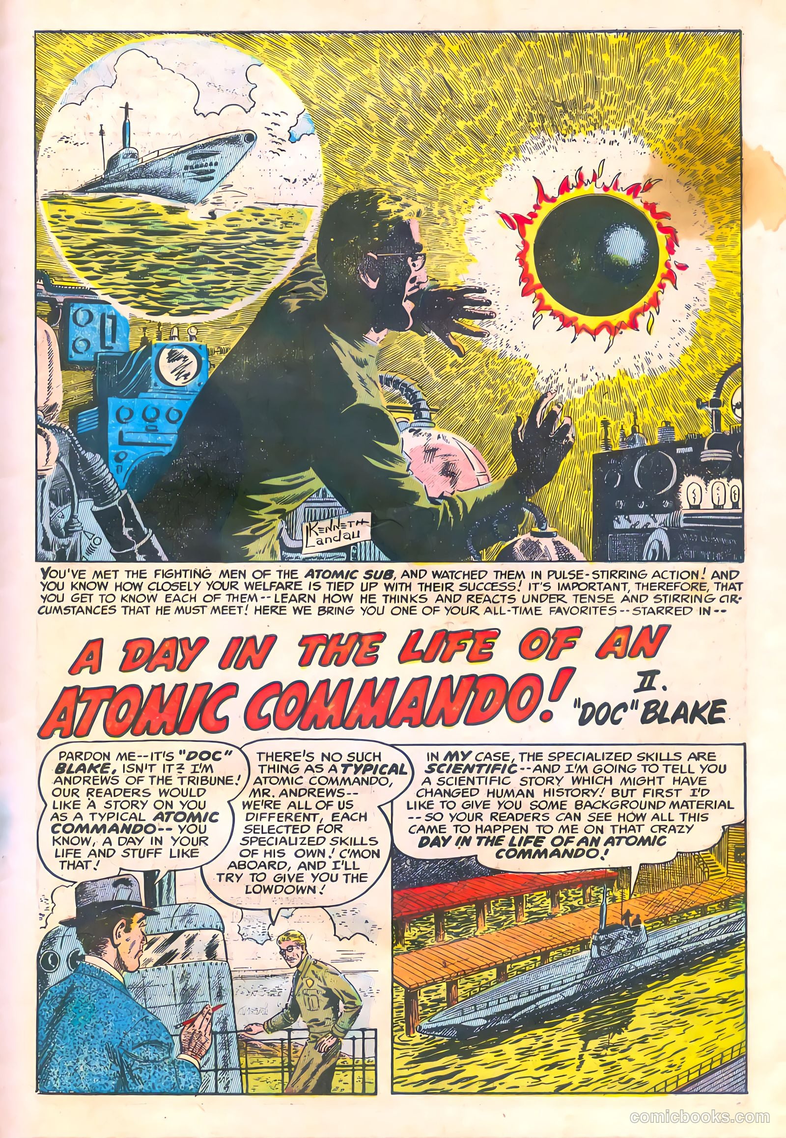 Commander Battle and the Atomic Sub #4 (1955) — page 27 of 36