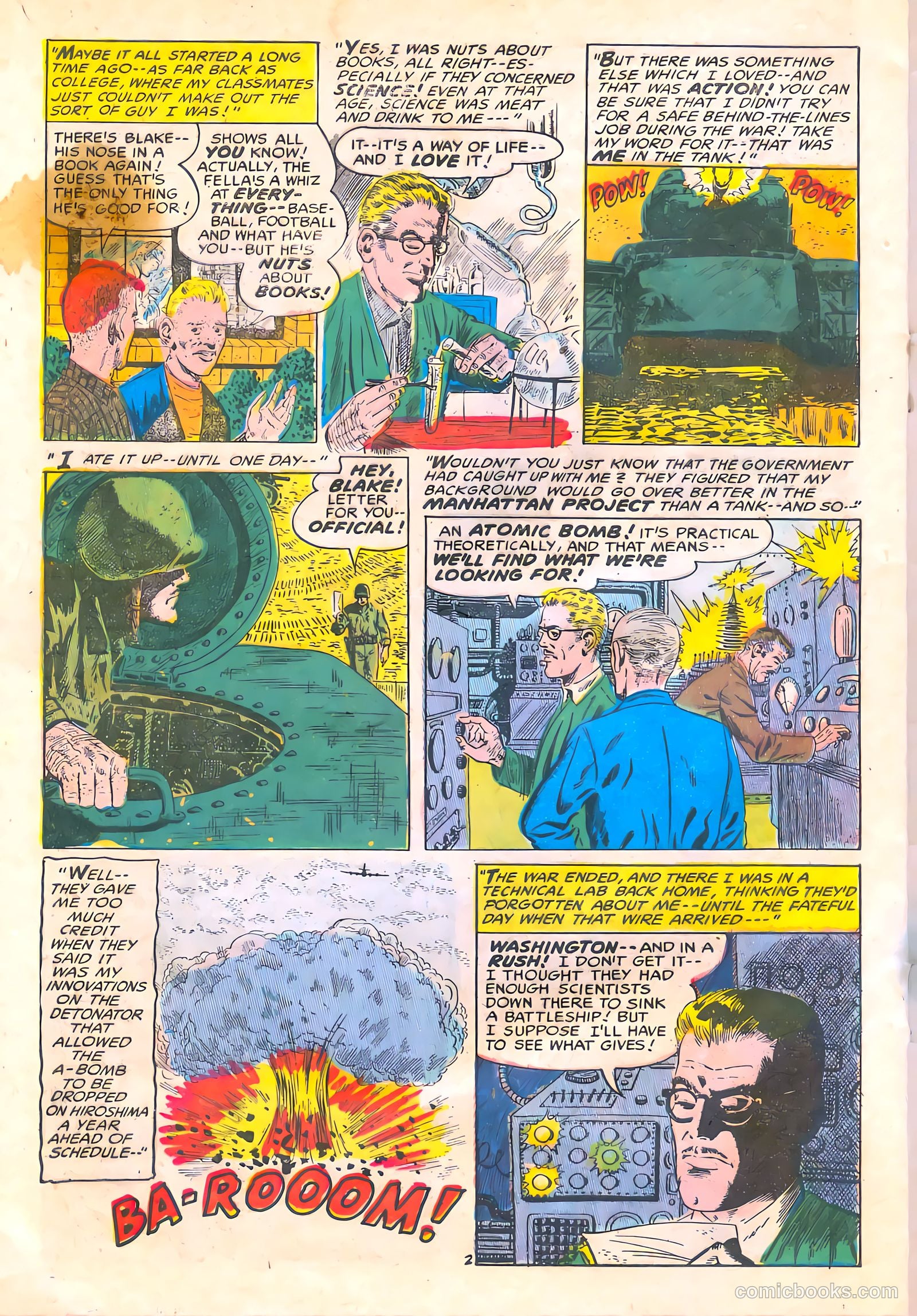 Commander Battle and the Atomic Sub #4 (1955) — page 28 of 36