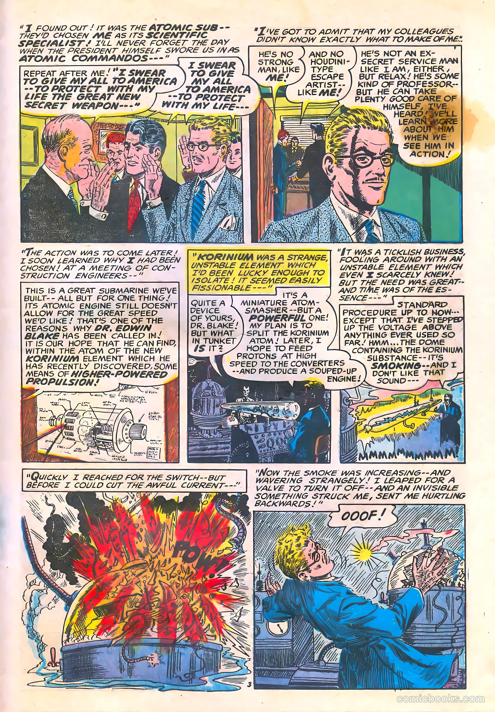Commander Battle and the Atomic Sub #4 (1955) — page 29 of 36
