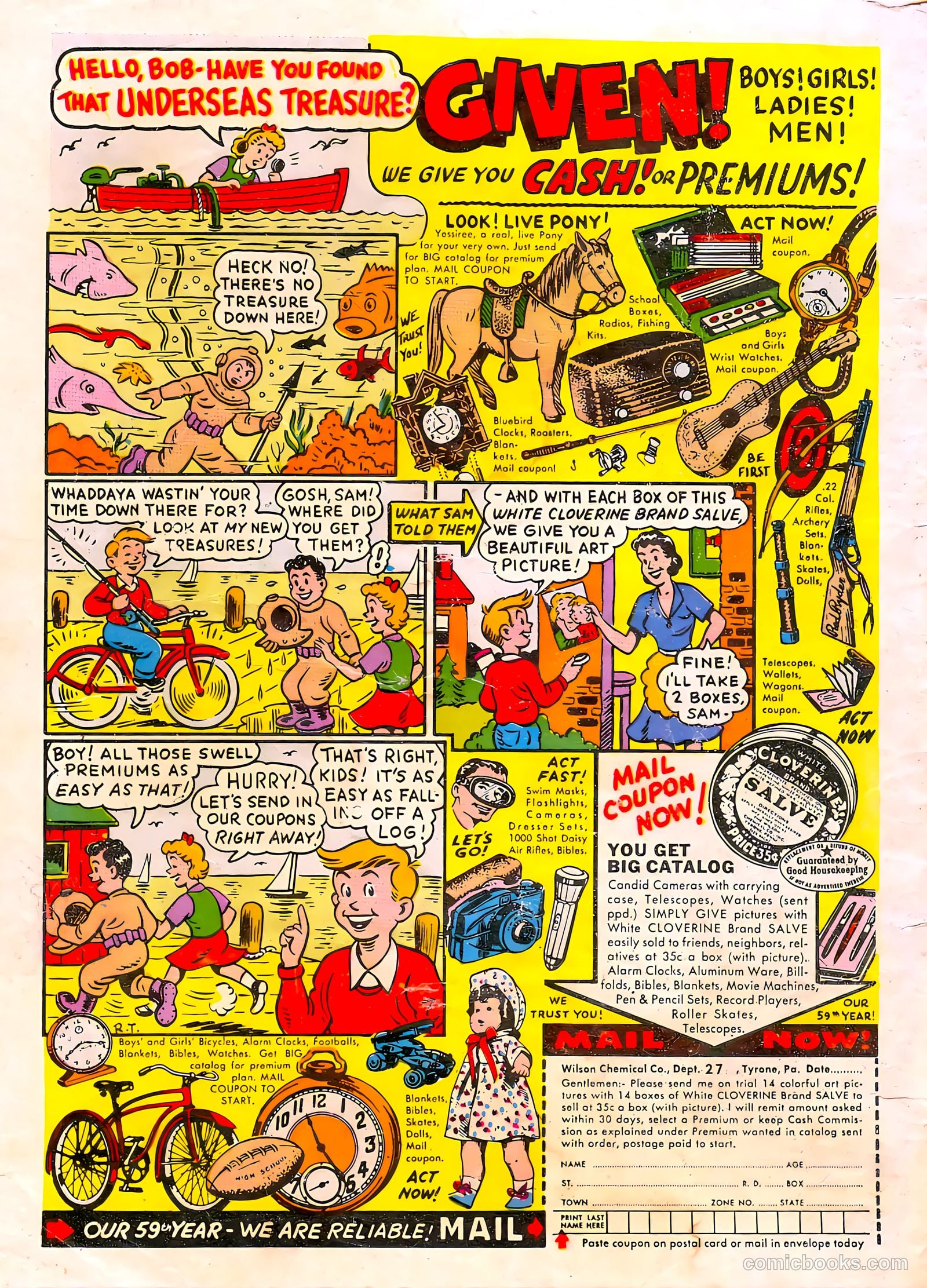 Commander Battle and the Atomic Sub #4 (1955) — page 36 of 36