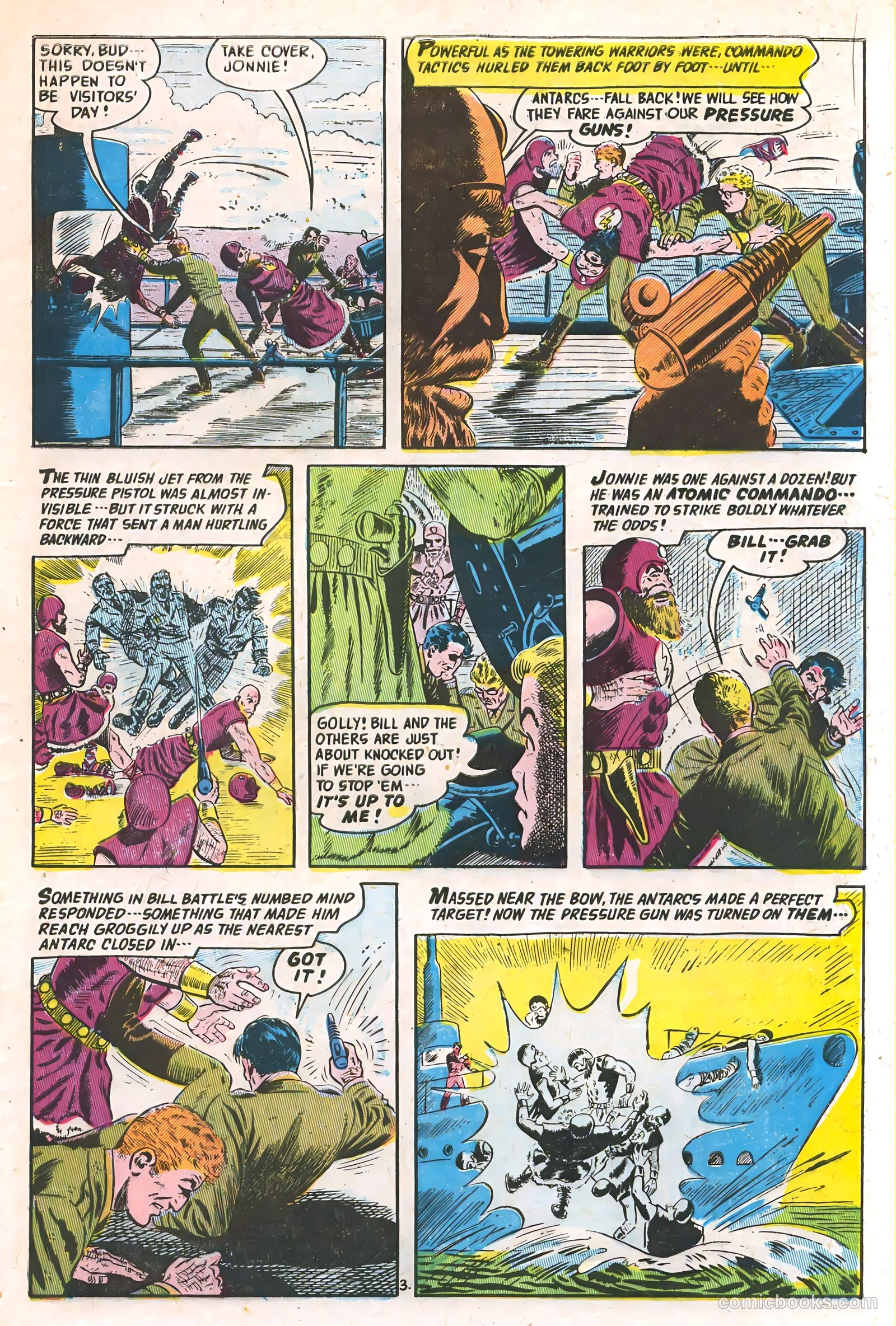 Commander Battle and the Atomic Sub #6 (1955) — page 5 of 36