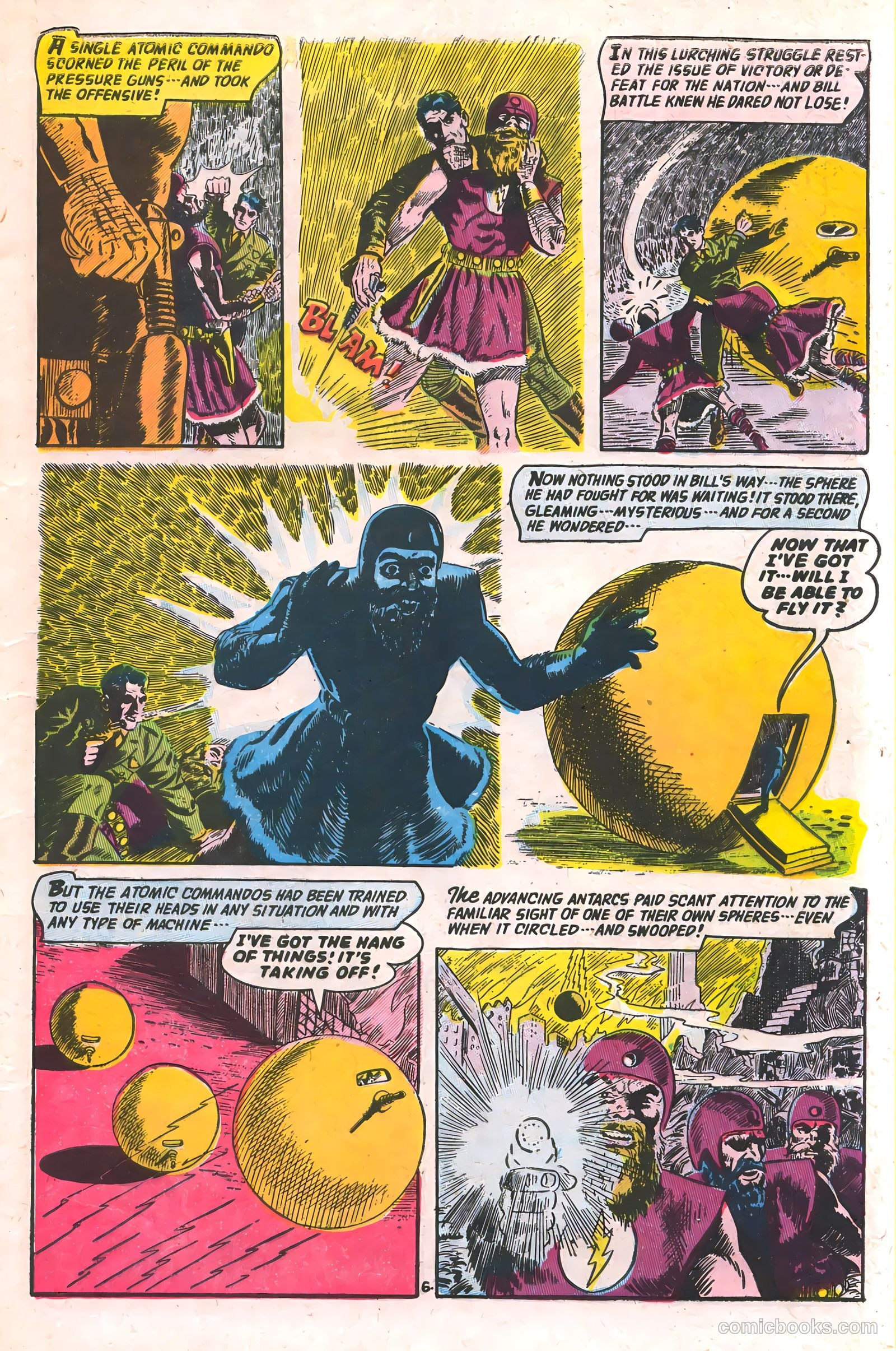 Commander Battle and the Atomic Sub #6 (1955) — page 9 of 36