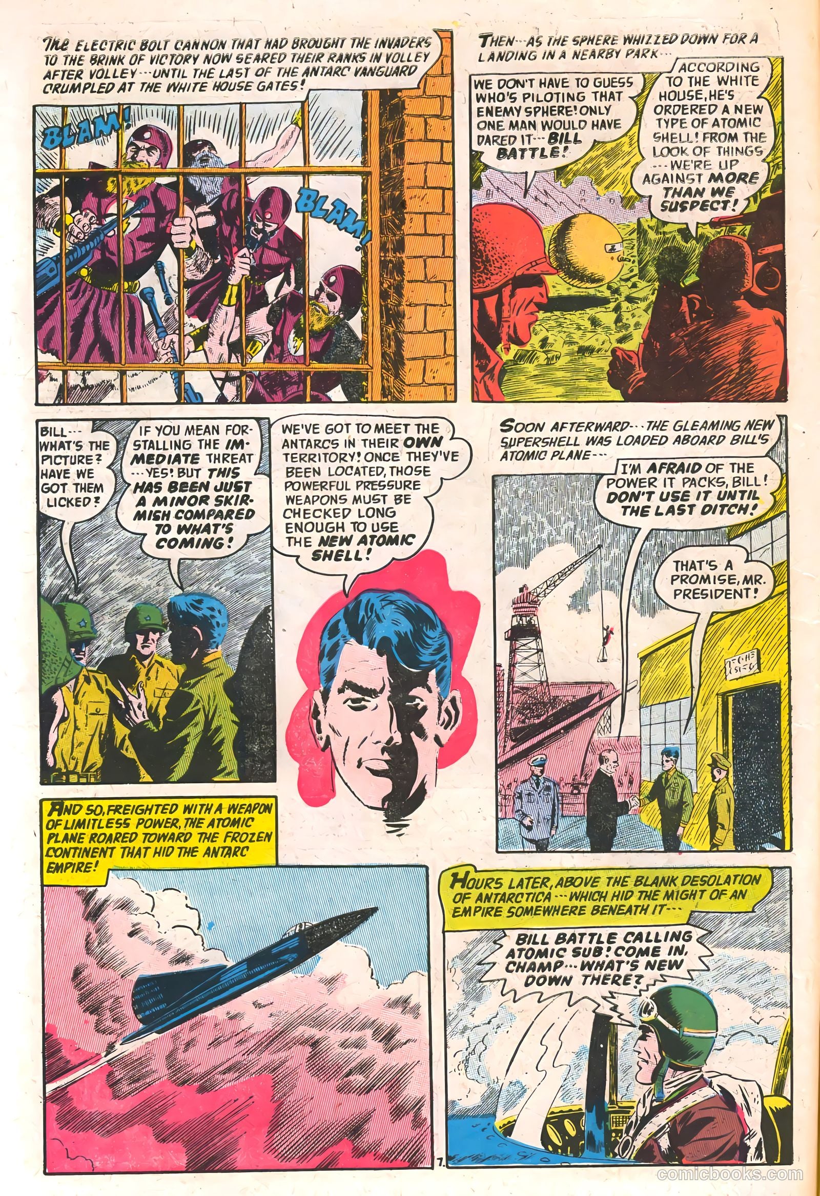 Commander Battle and the Atomic Sub #6 (1955) — page 10 of 36