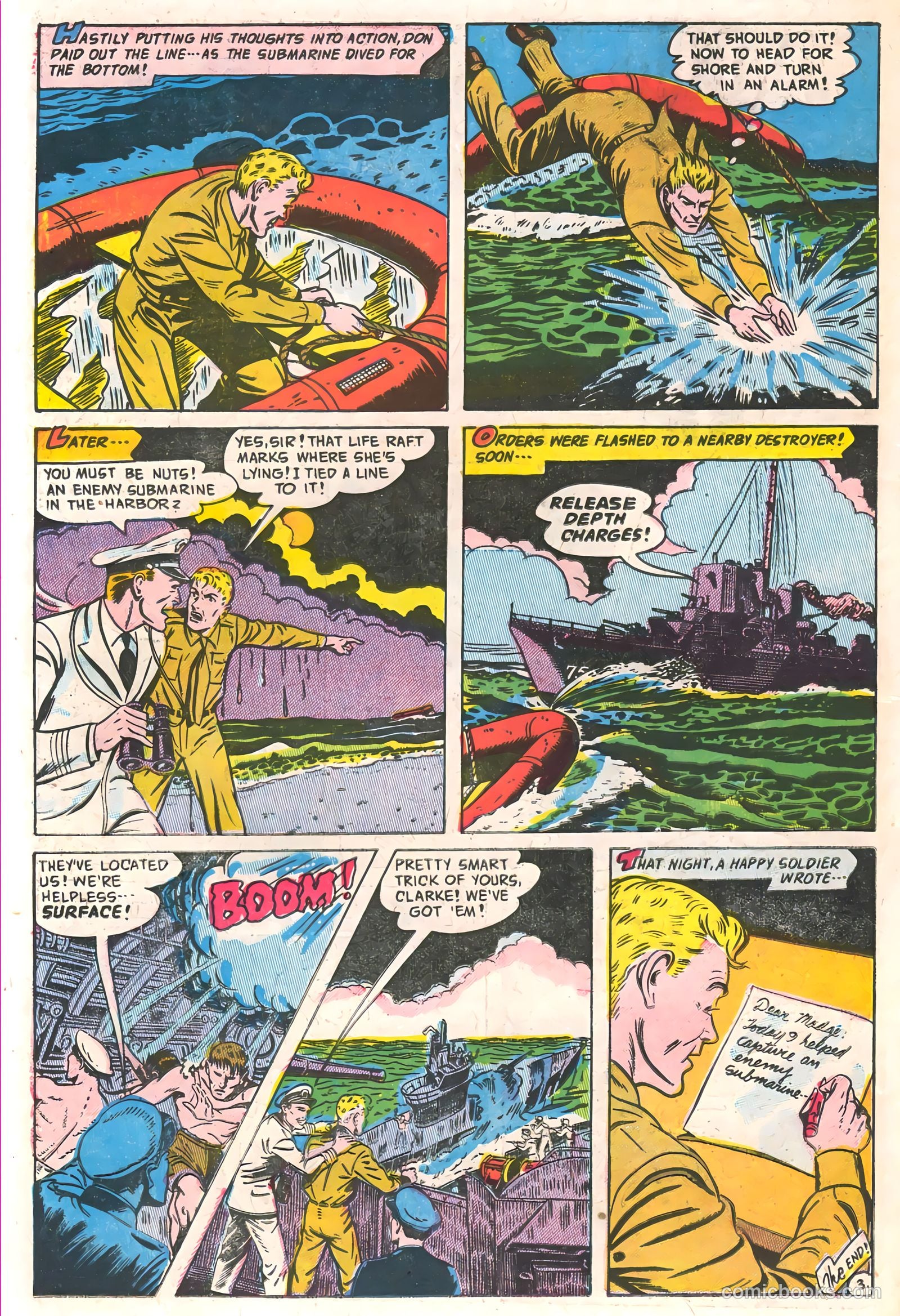 Commander Battle and the Atomic Sub #6 (1955) — page 14 of 36