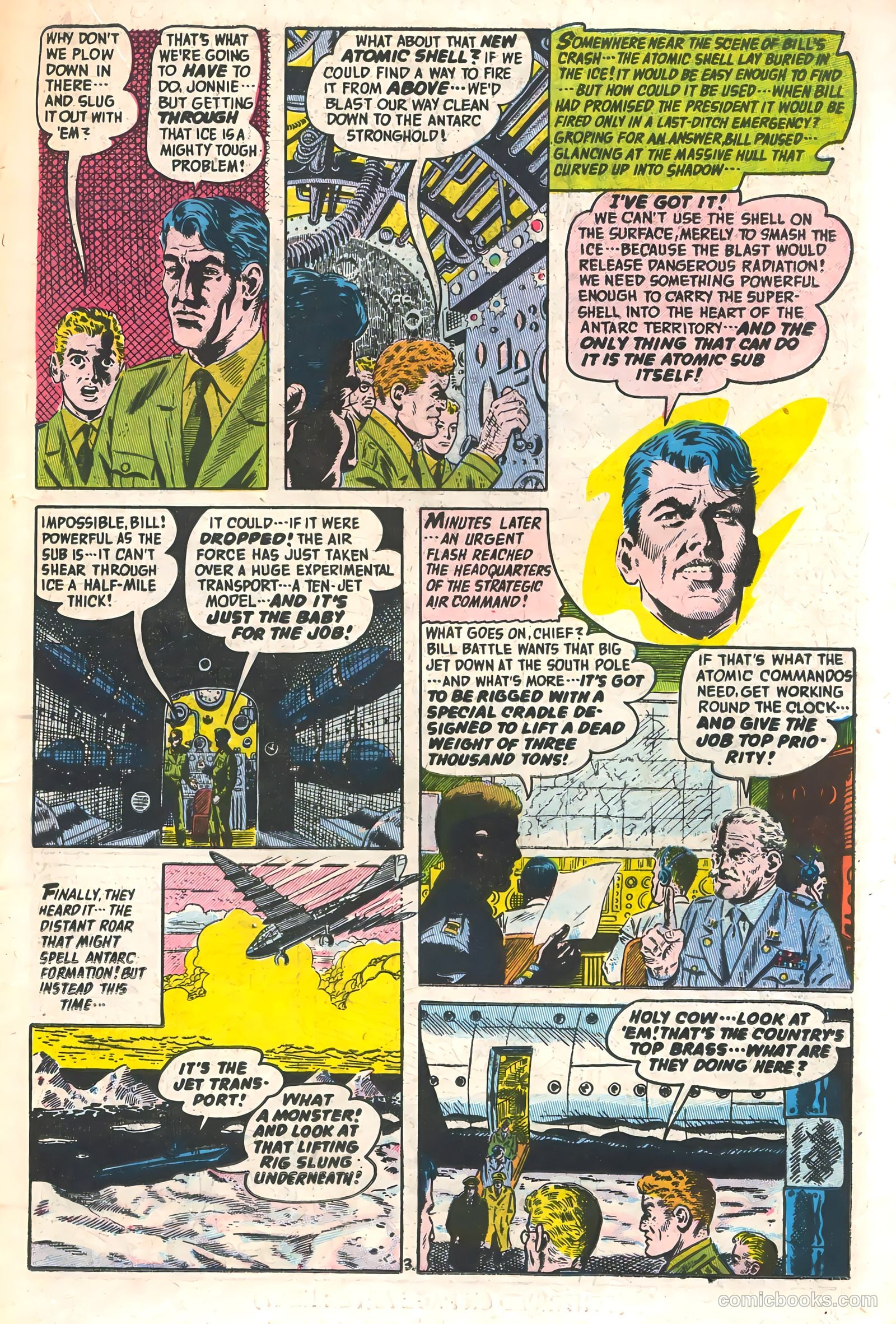 Commander Battle and the Atomic Sub #6 (1955) — page 19 of 36