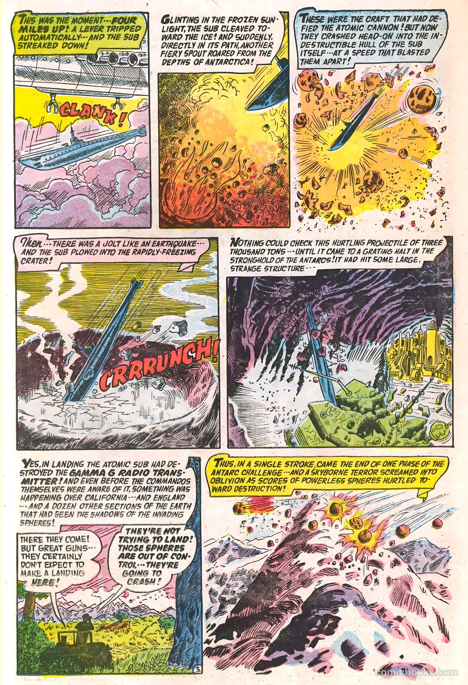 Commander Battle and the Atomic Sub #6 (1955) — page 22 of 36