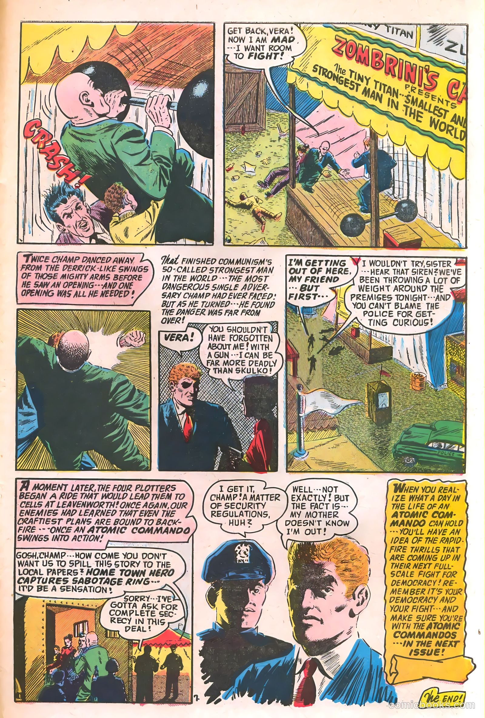 Commander Battle and the Atomic Sub #6 (1955) — page 33 of 36