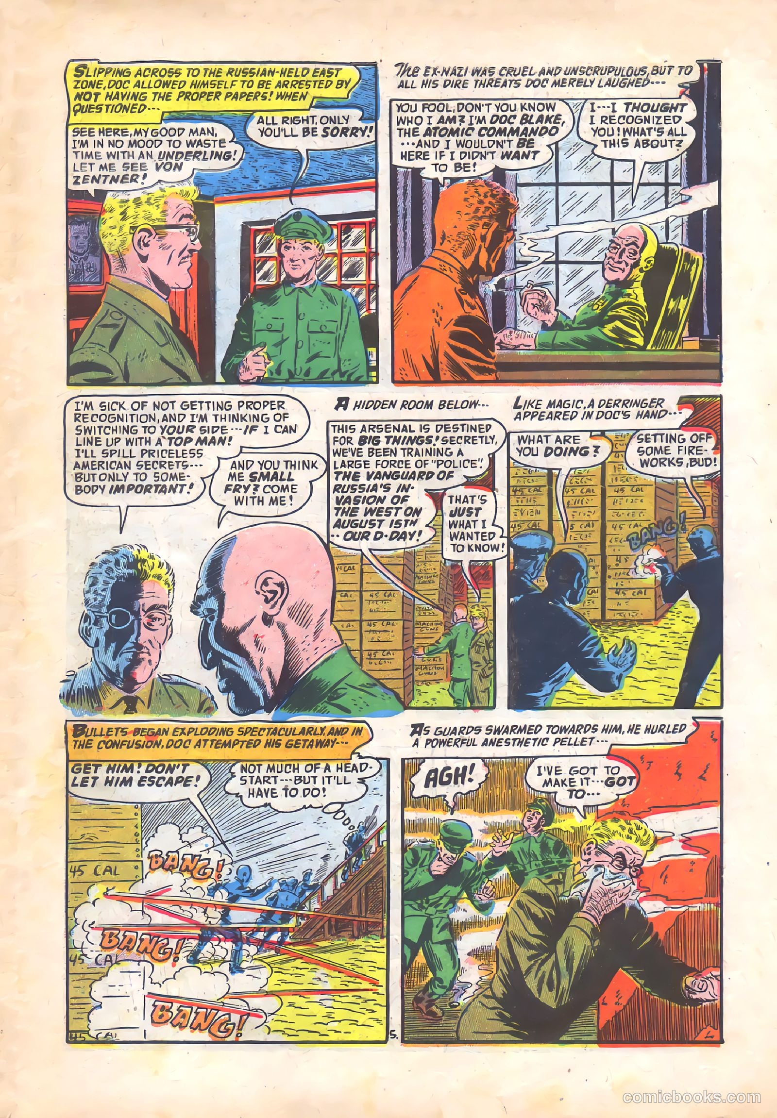 Commander Battle and the Atomic Sub #7 (1955) — page 7 of 36