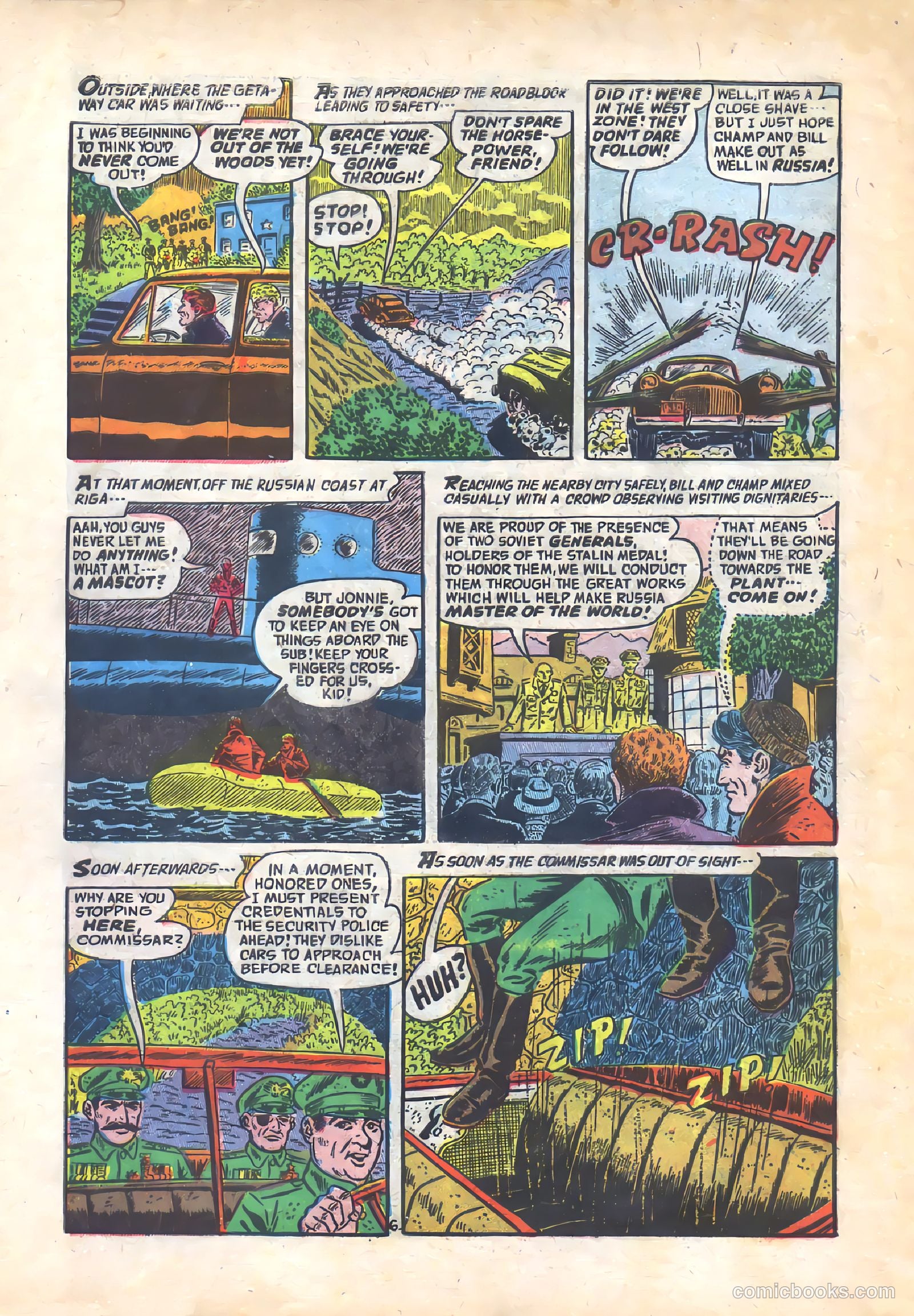 Commander Battle and the Atomic Sub #7 (1955) — page 8 of 36