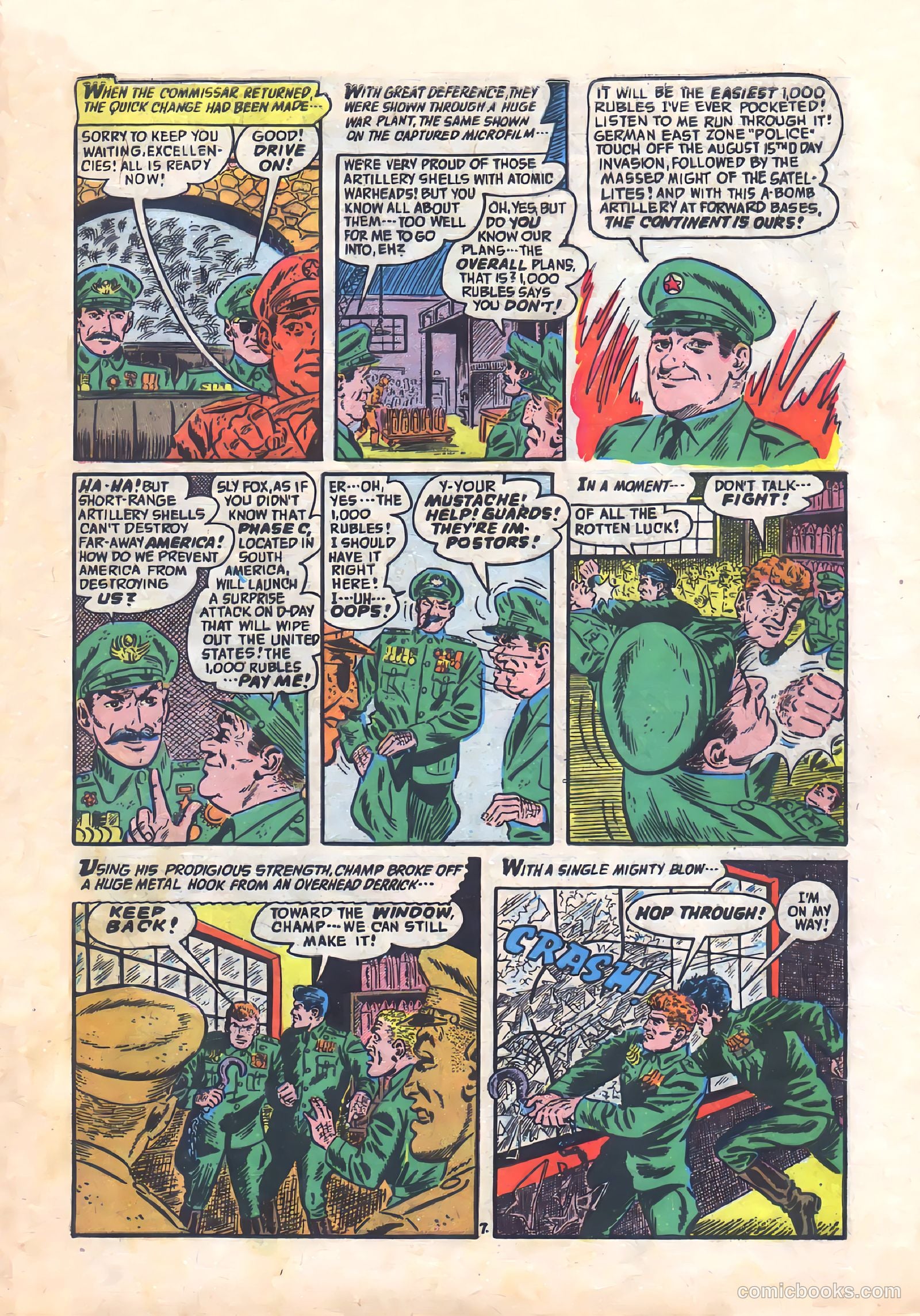 Commander Battle and the Atomic Sub #7 (1955) — page 9 of 36