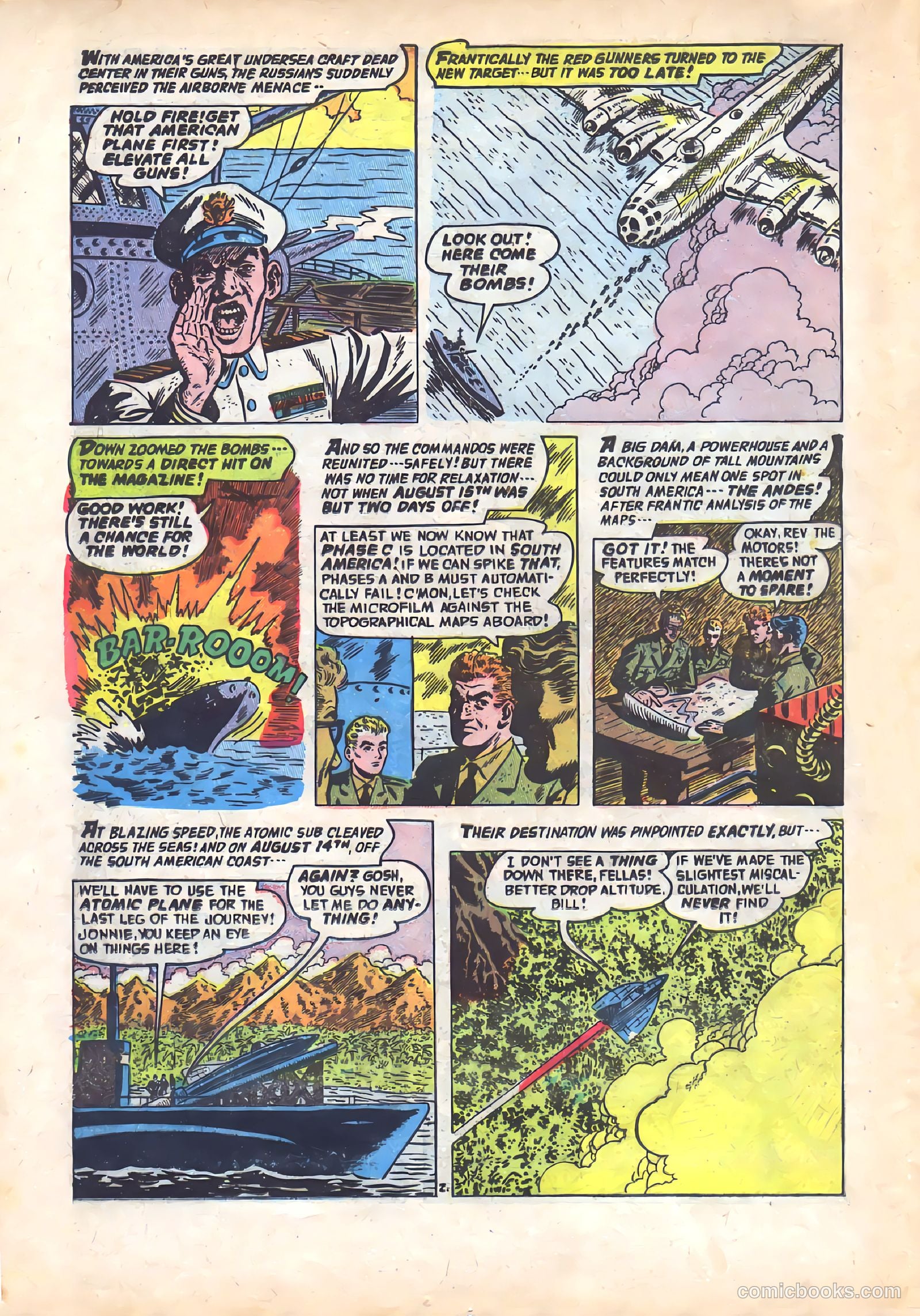 Commander Battle and the Atomic Sub #7 (1955) — page 16 of 36