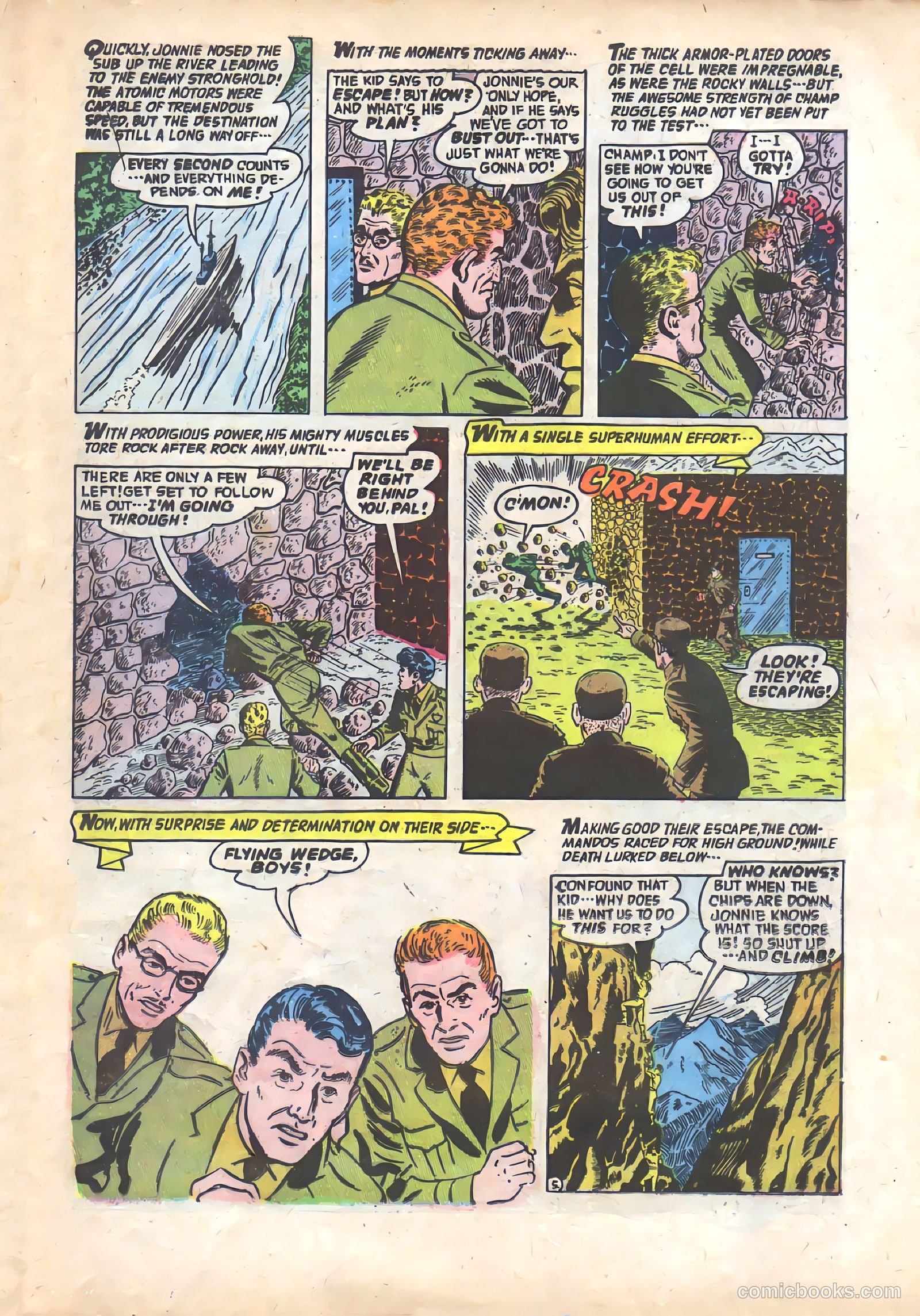 Commander Battle and the Atomic Sub #7 (1955) — page 21 of 36