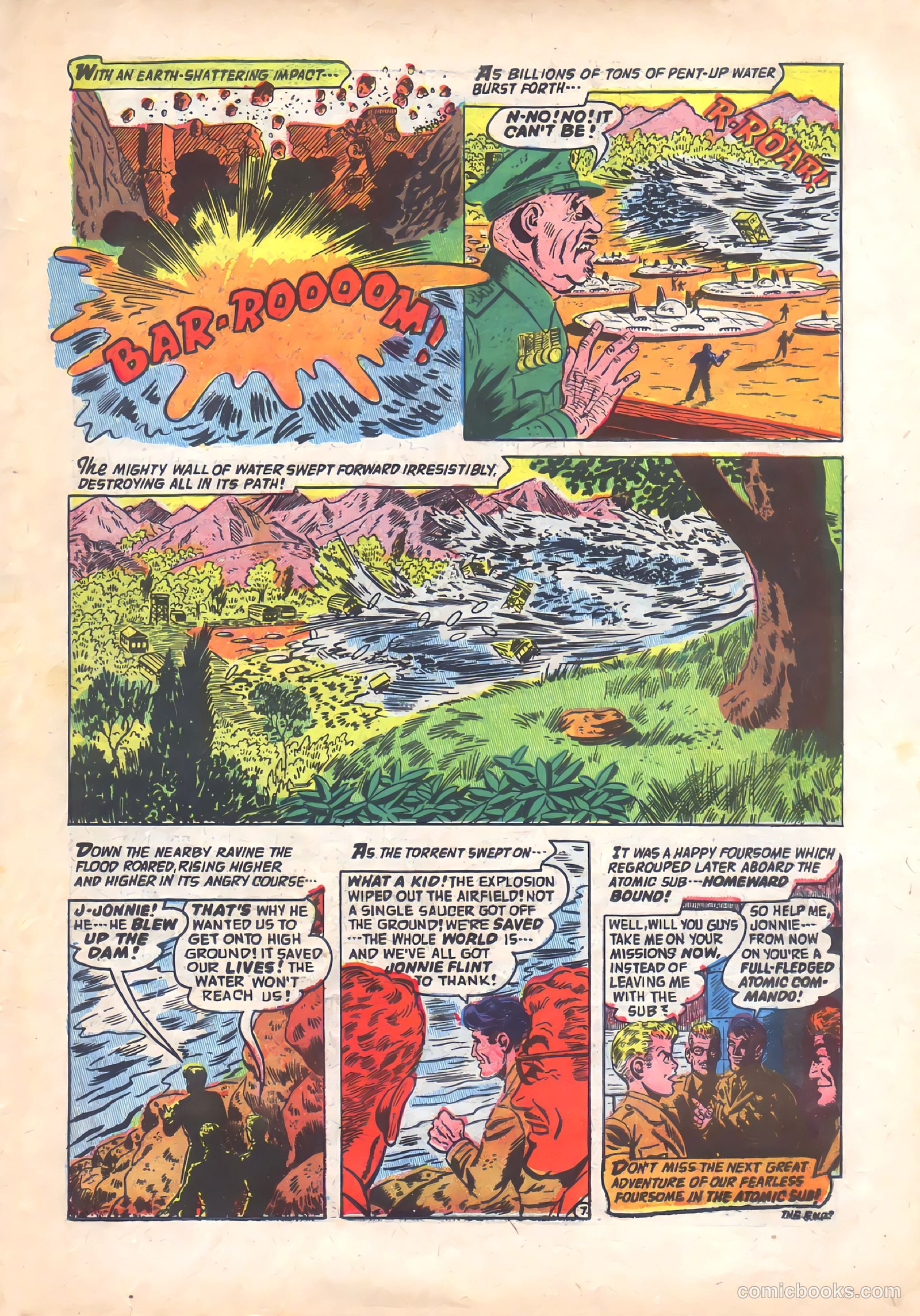 Commander Battle and the Atomic Sub #7 (1955) — page 23 of 36