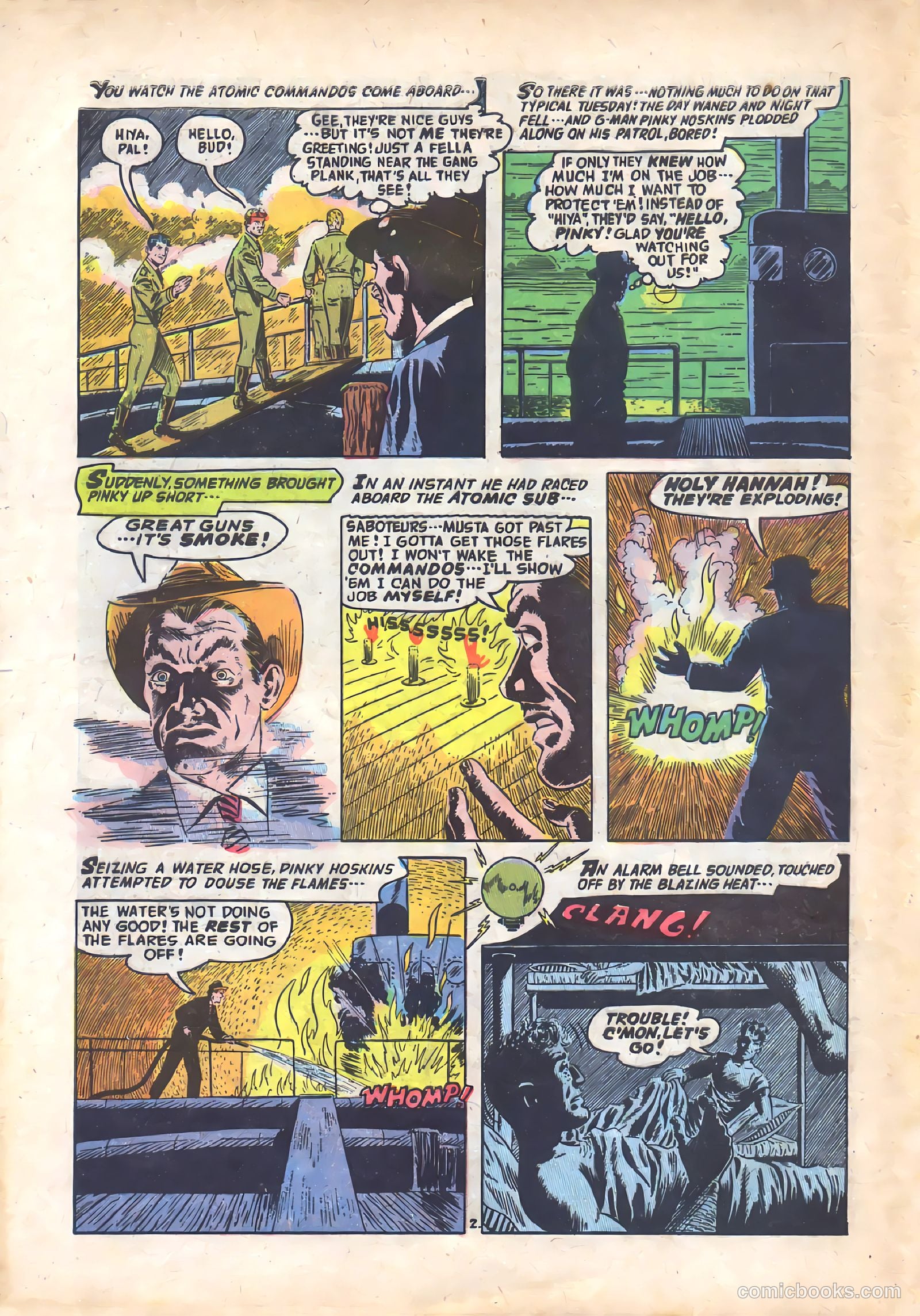 Commander Battle and the Atomic Sub #7 (1955) — page 28 of 36