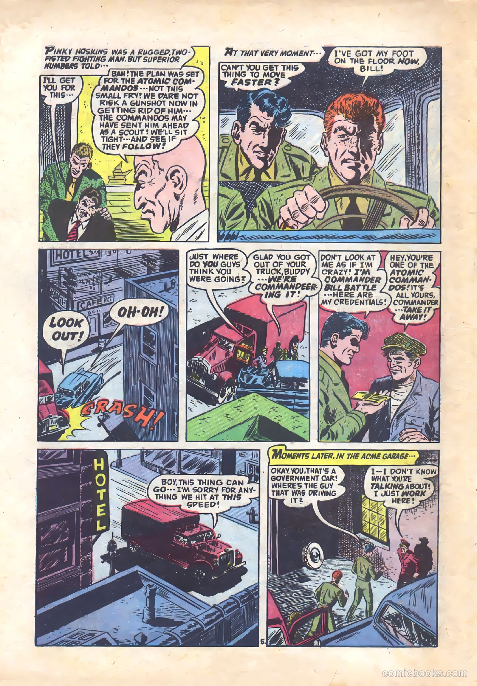 Commander Battle and the Atomic Sub #7 (1955) — page 32 of 36