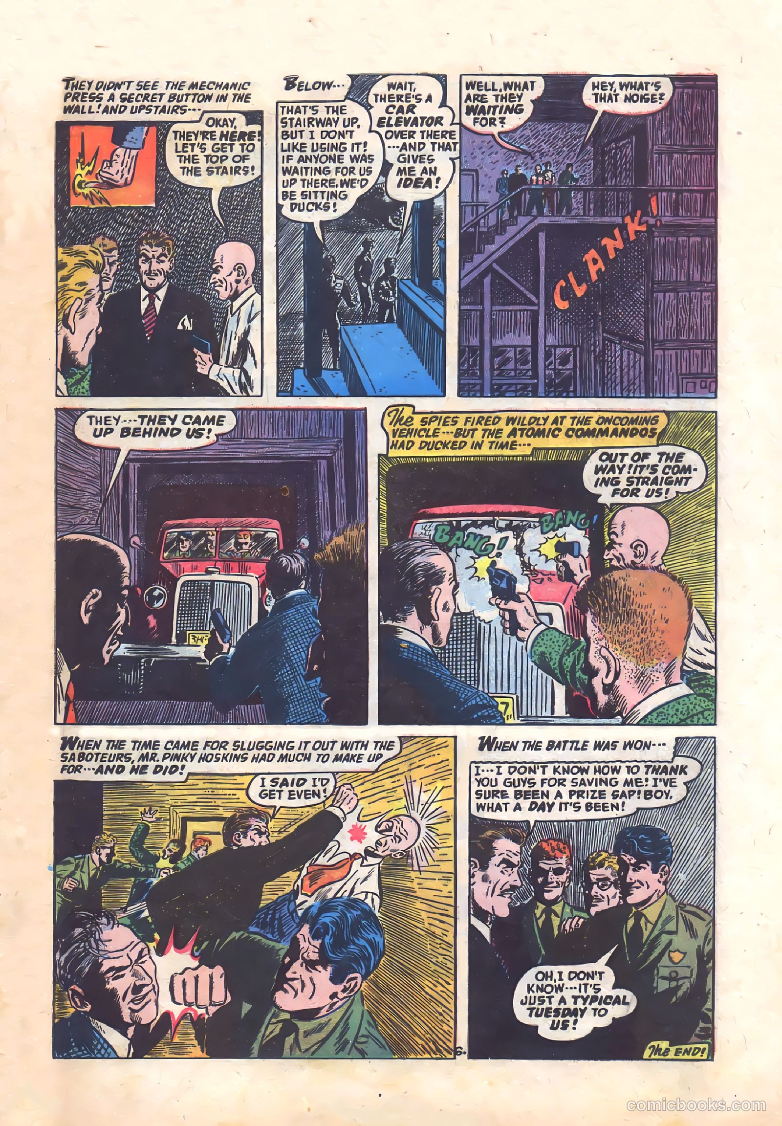 Commander Battle and the Atomic Sub #7 (1955) — page 33 of 36