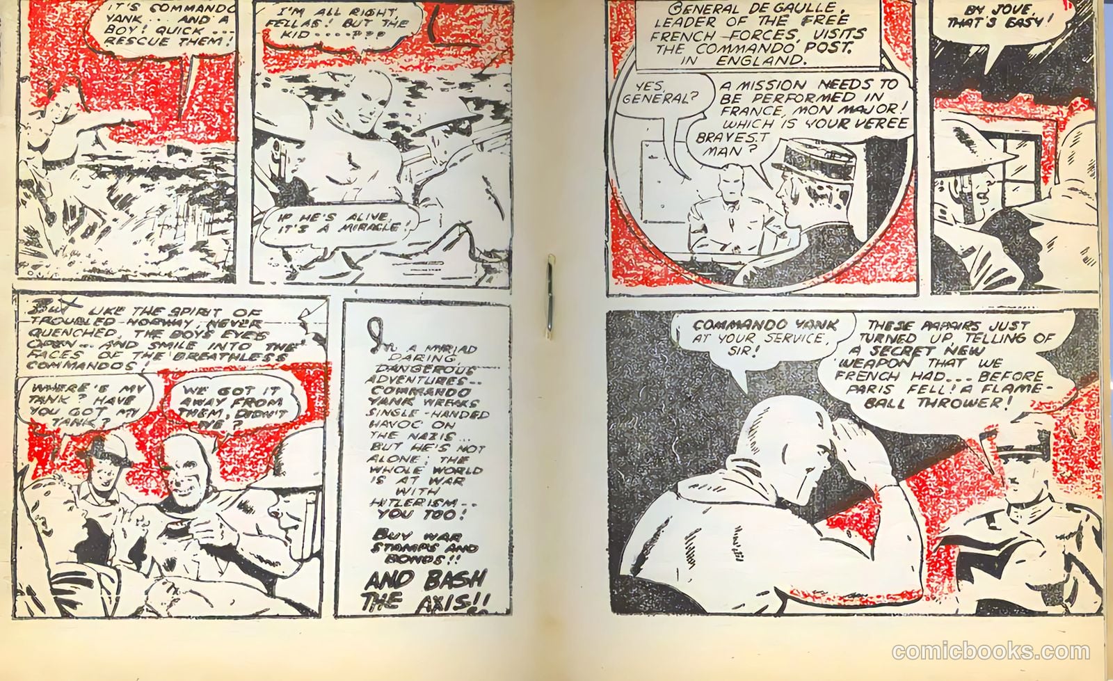 Commando Yank [Mighty Midget Comic] #12 (1943) — page 10 of 18