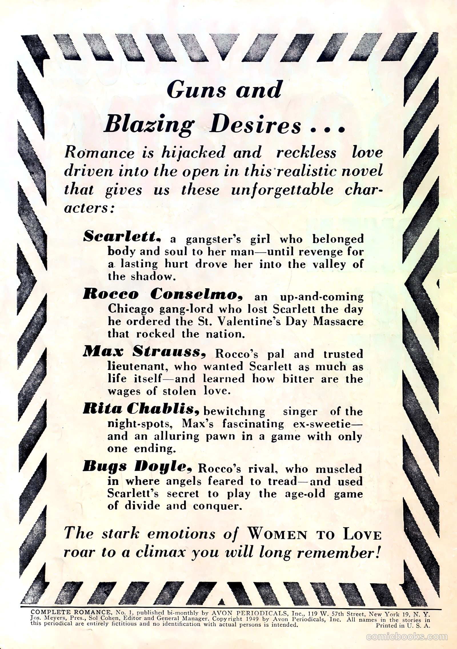 Complete Romance #1 (1949) — page 2 of 36