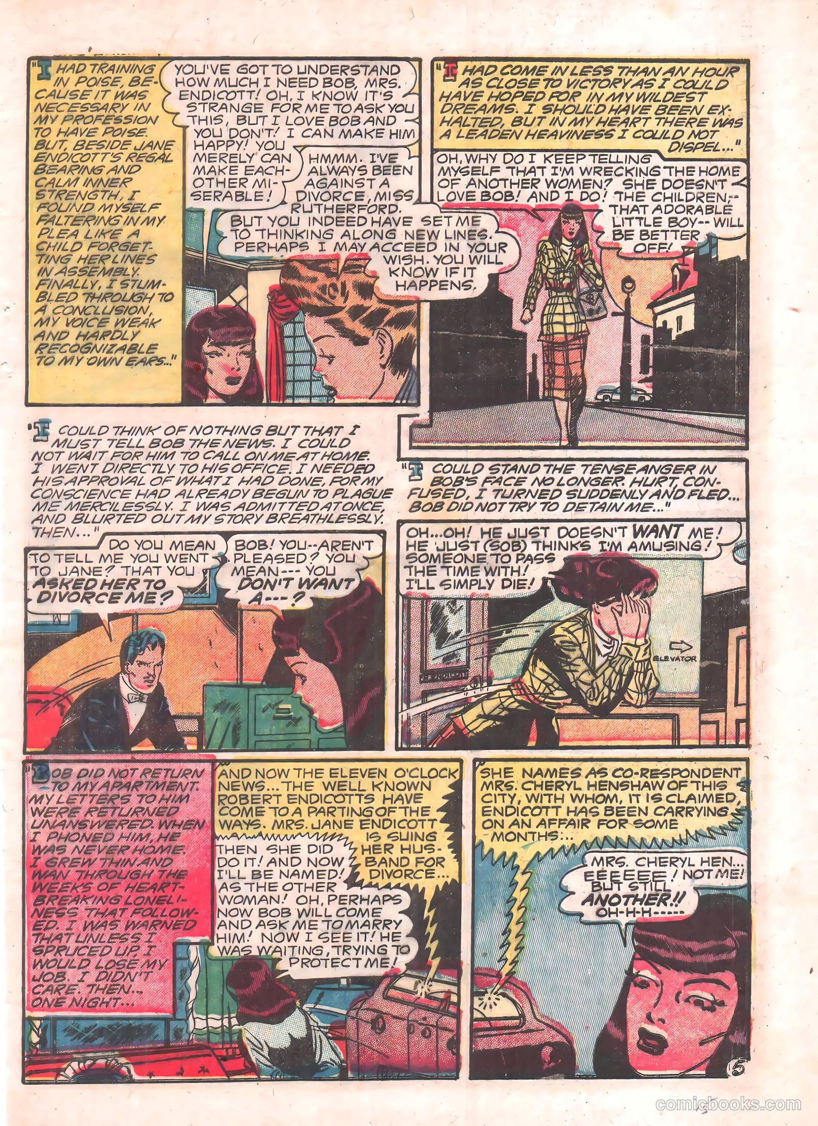 Confessions of Love #11 (1952) — page 15 of 36