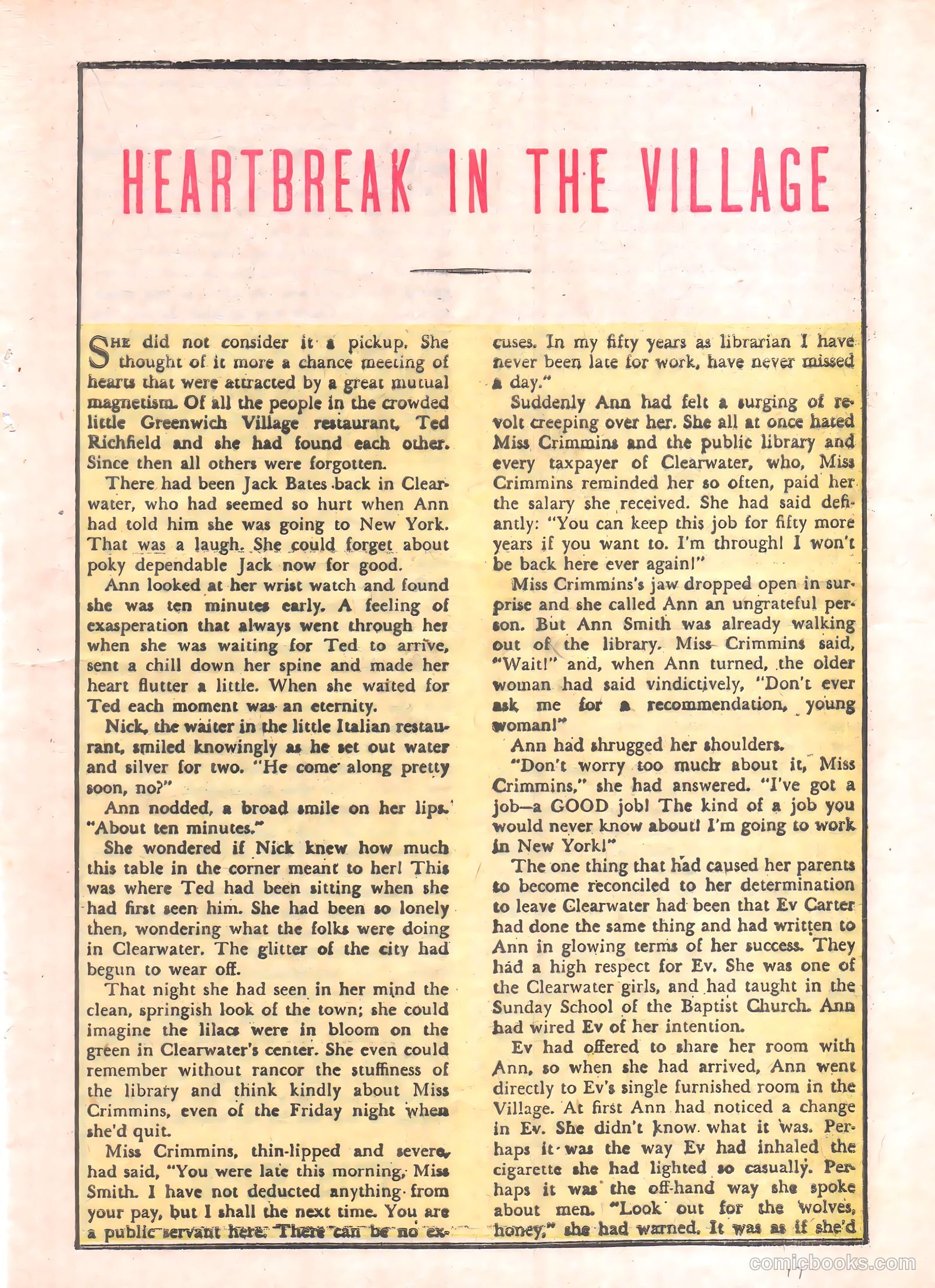 Confessions of Love #11 (1952) — page 17 of 36