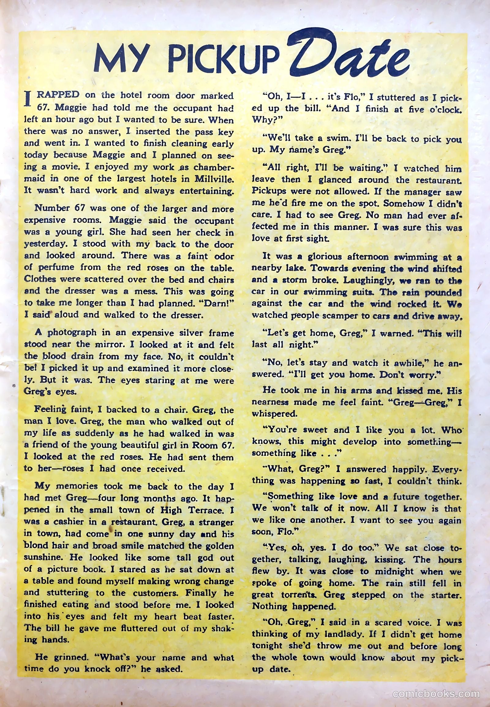 Confessions of Love #12 (1952) — page 19 of 36