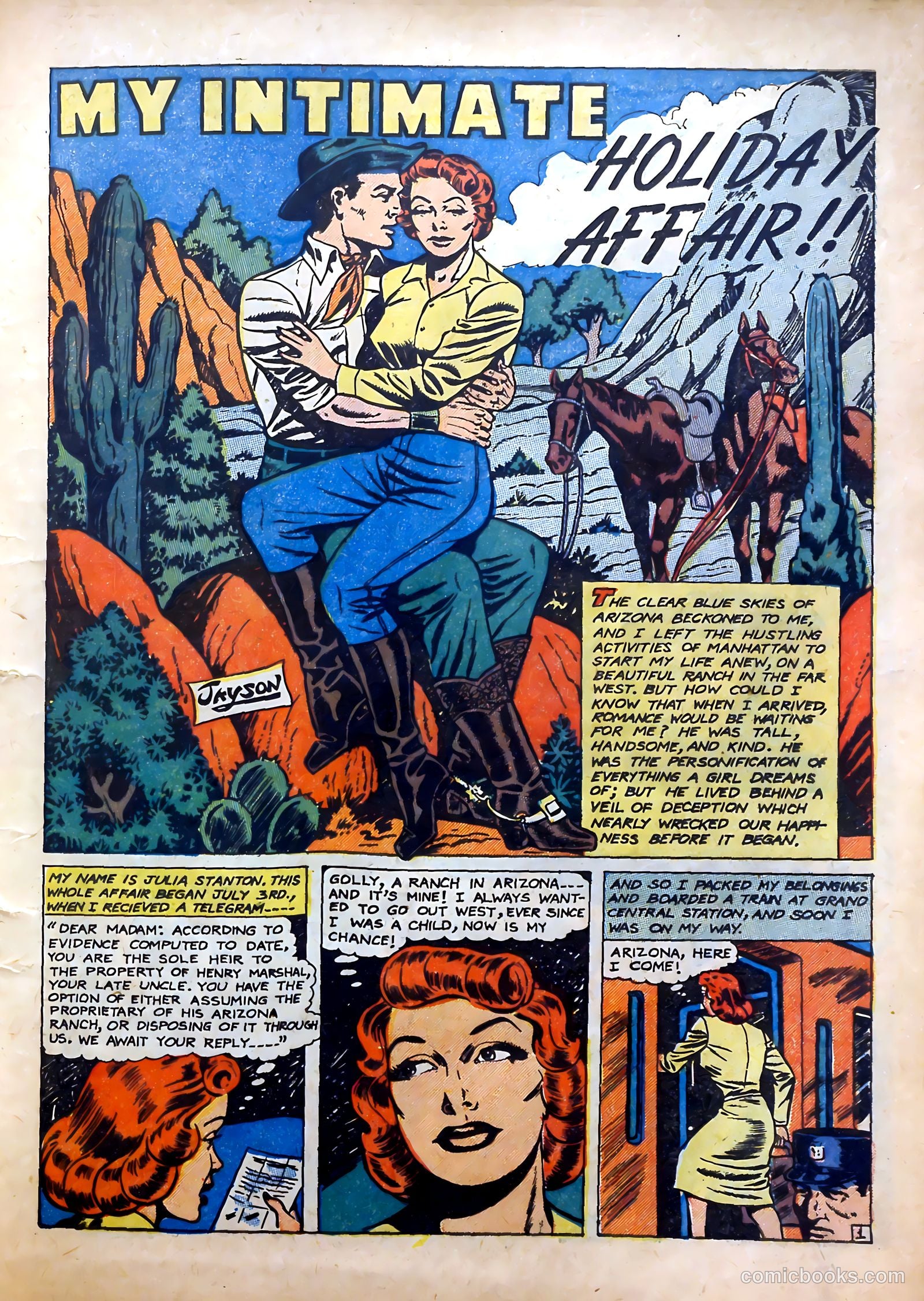 Confessions of Love #12 (1952) — page 3 of 36