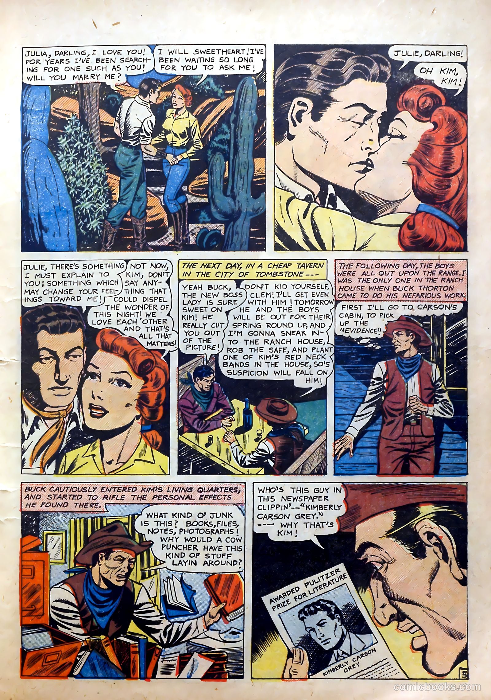Confessions of Love #12 (1952) — page 7 of 36