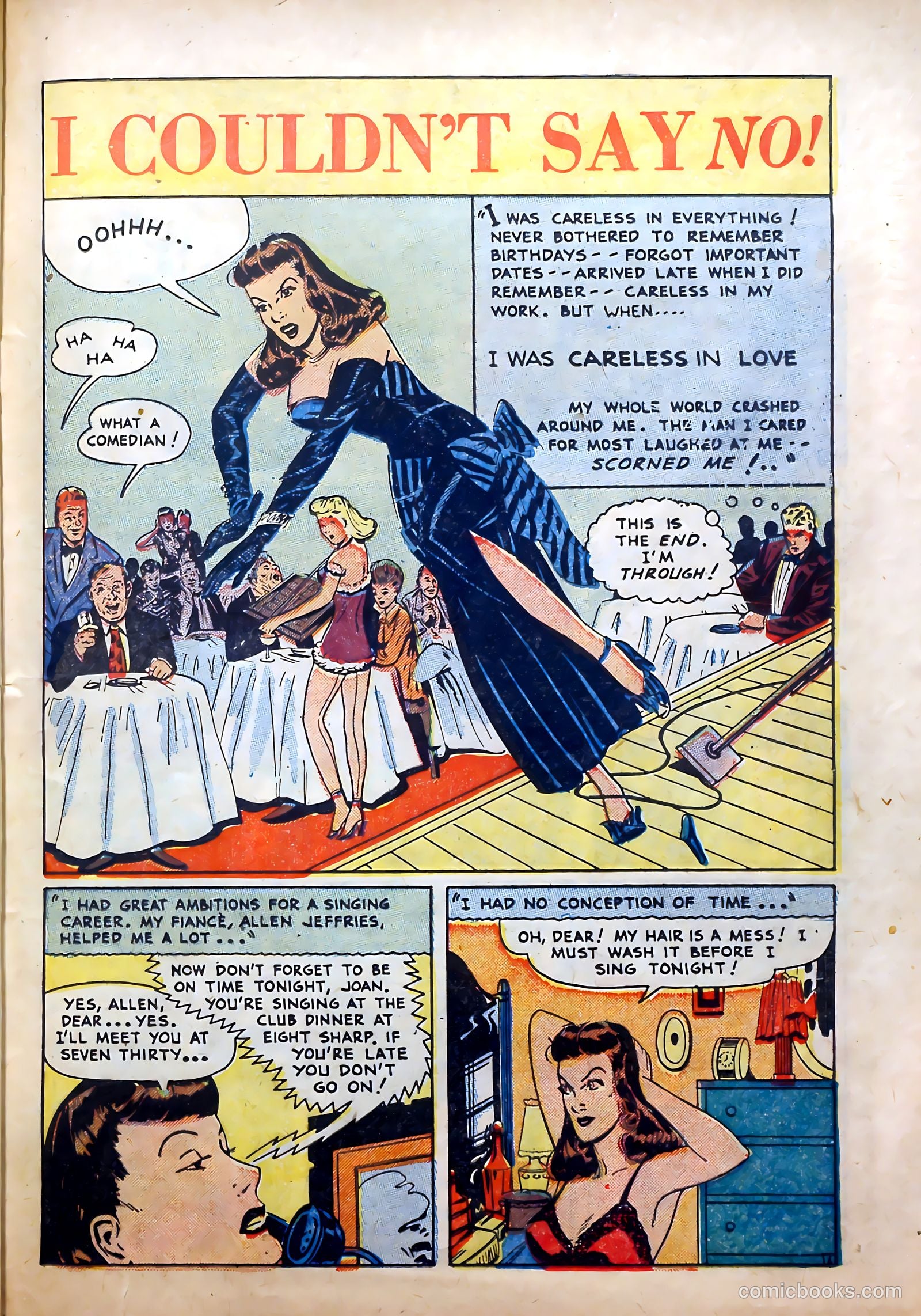Confessions of Love #12 (1952) — page 23 of 36