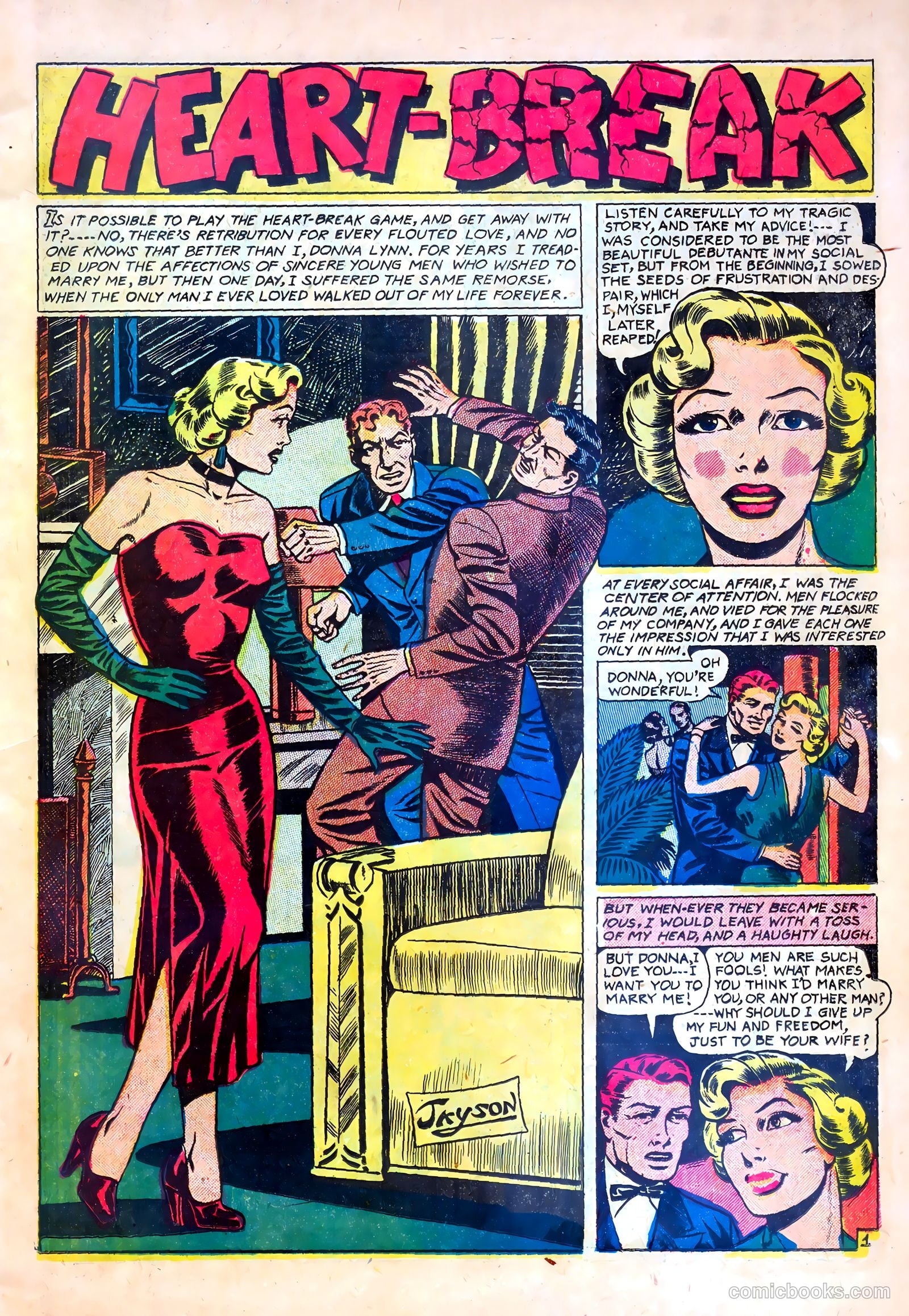 Confessions of Love #13 (1952) — page 3 of 36